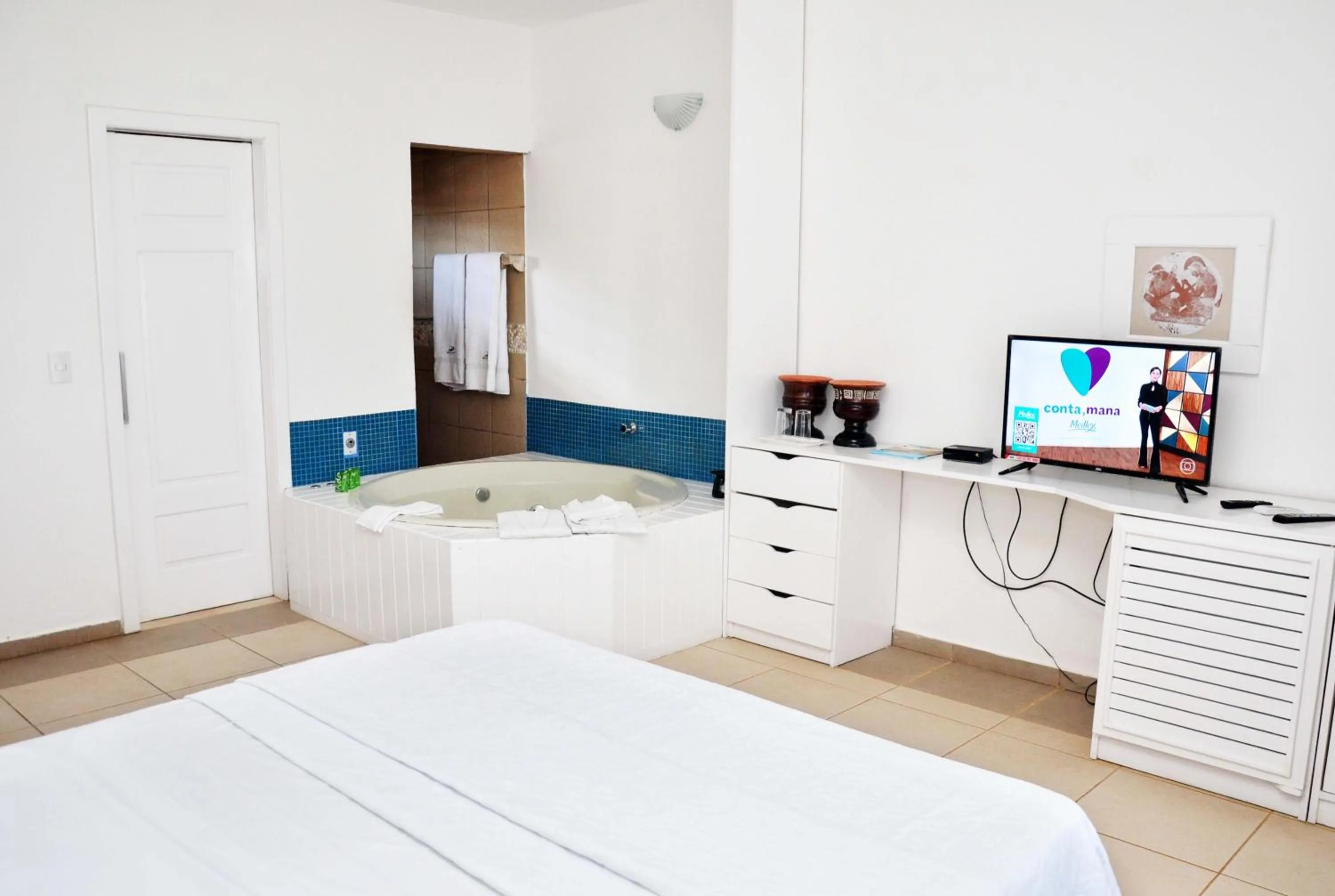 Bed in Bruno Marambaia Charme Hotel