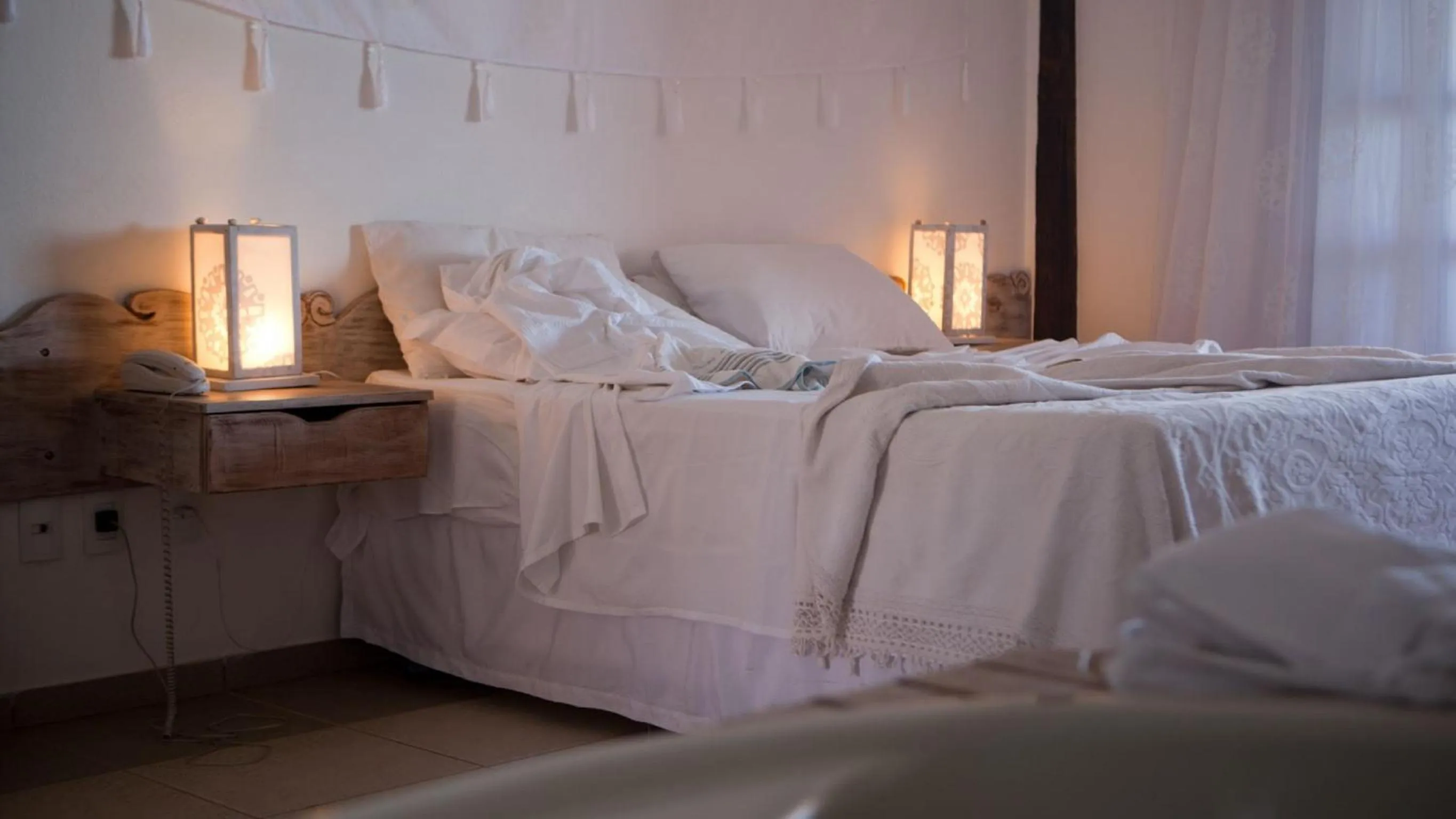 Bed in Bruno Marambaia Charme Hotel