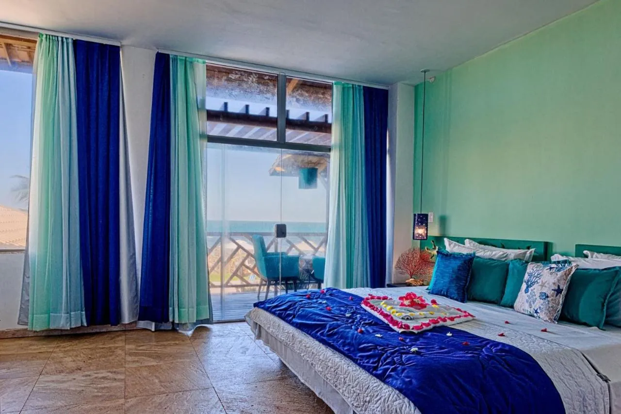 Bed in Bruno Marambaia Charme Hotel