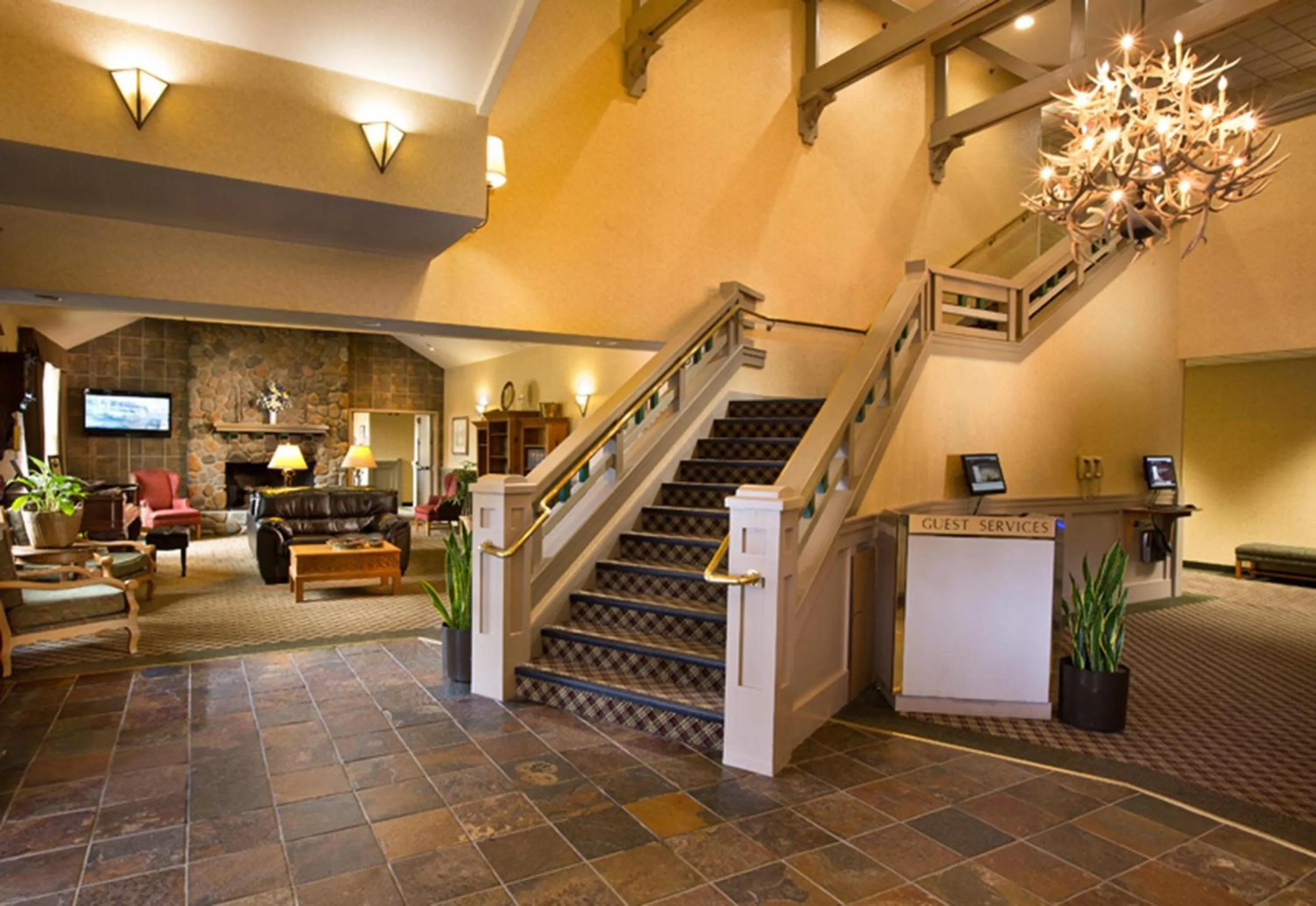 Lobby or reception in Coast Inn at Lake Hood
