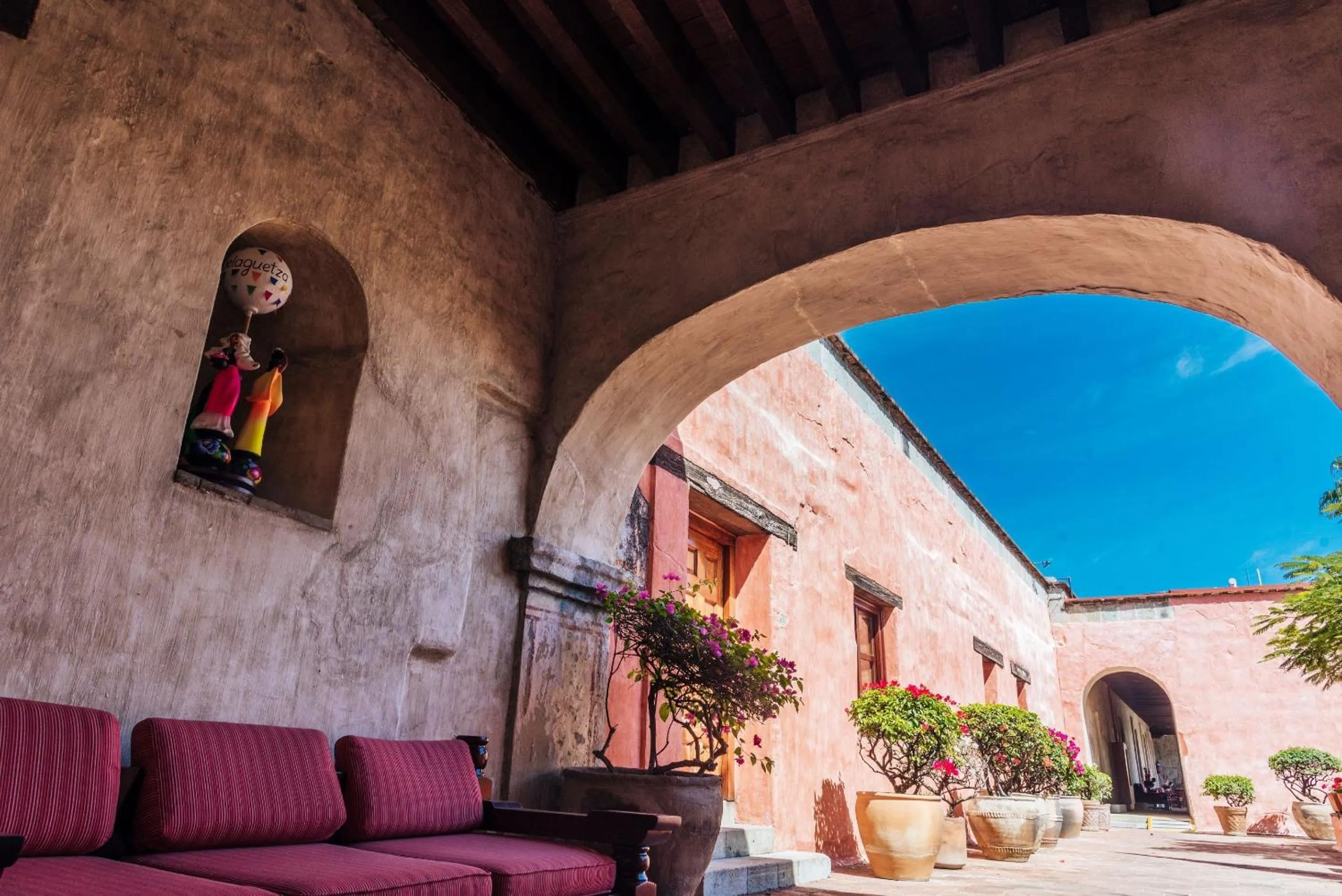 Decorative detail in Quinta Real Oaxaca