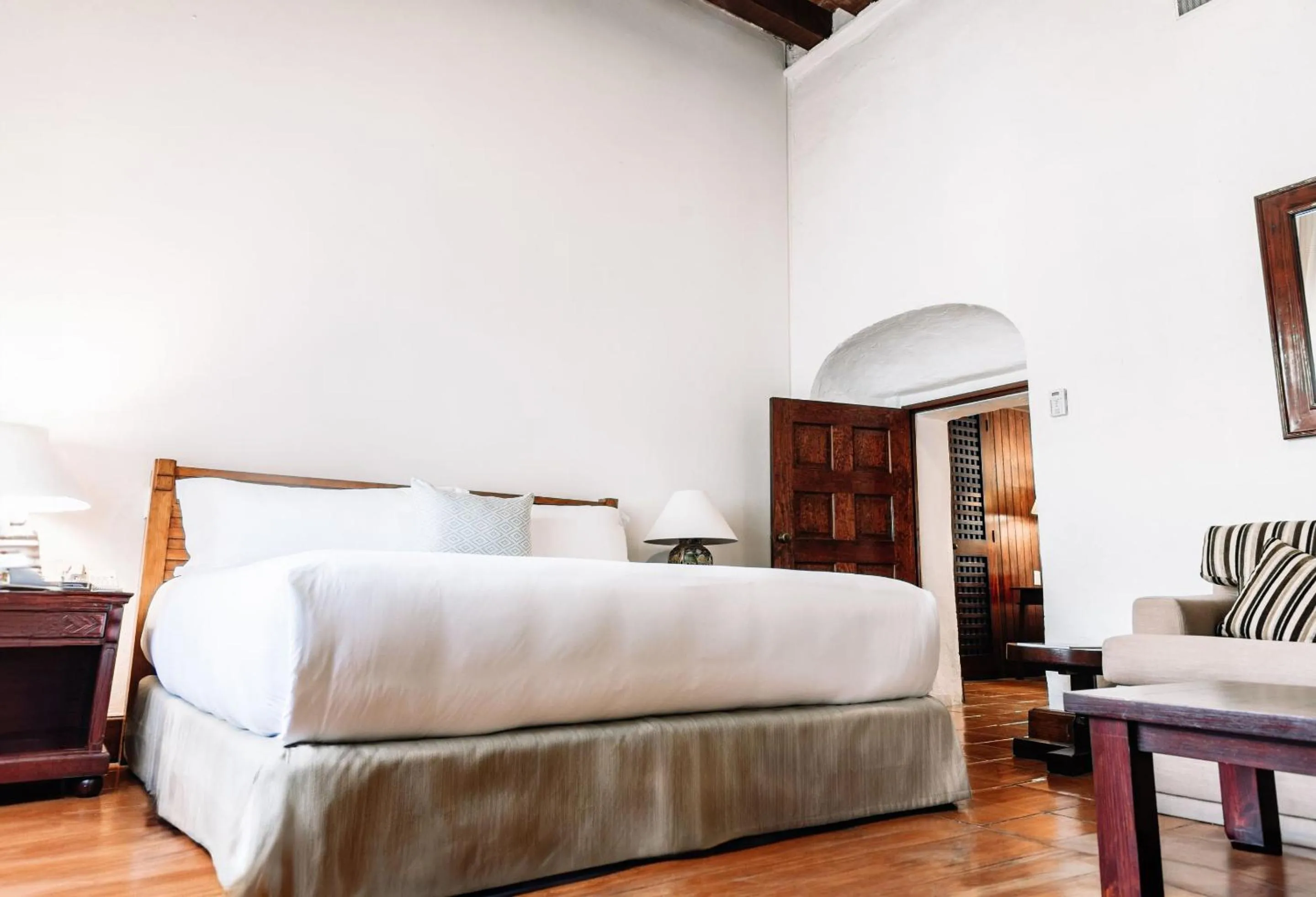 Bedroom, Bed in Quinta Real Oaxaca