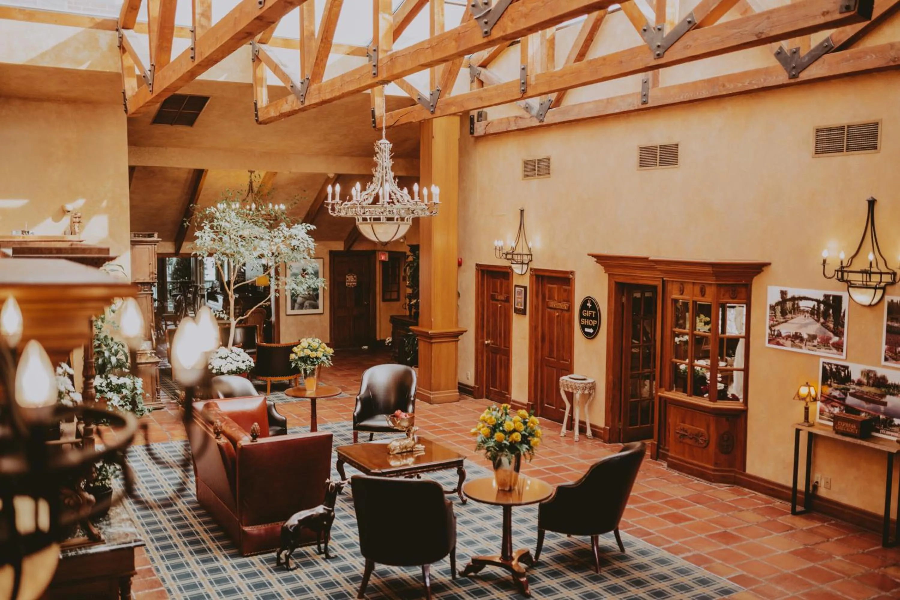 Lobby or reception in Pillar and Post Inn & Spa