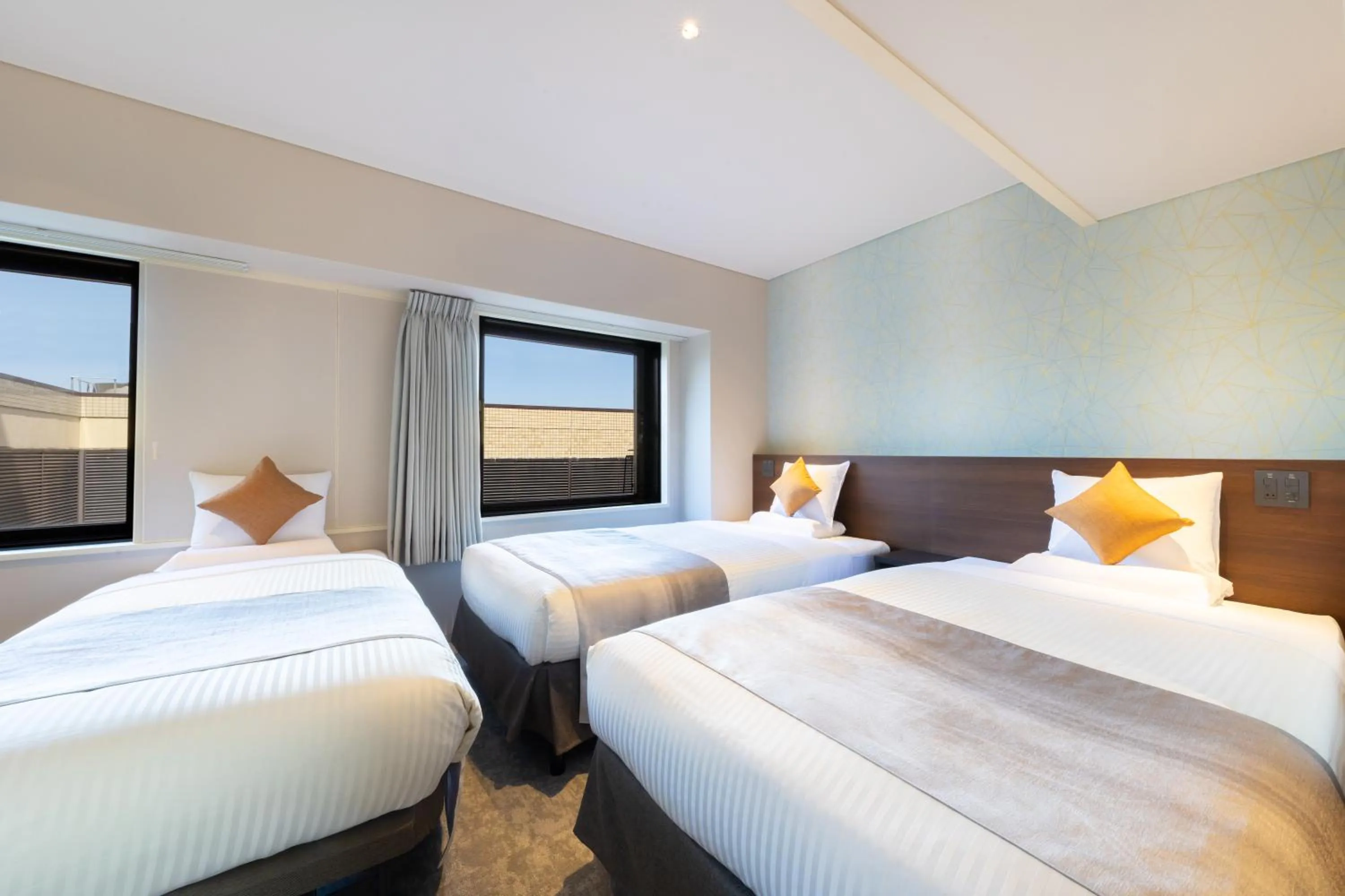 Bed in Art Hotel Niigata Station