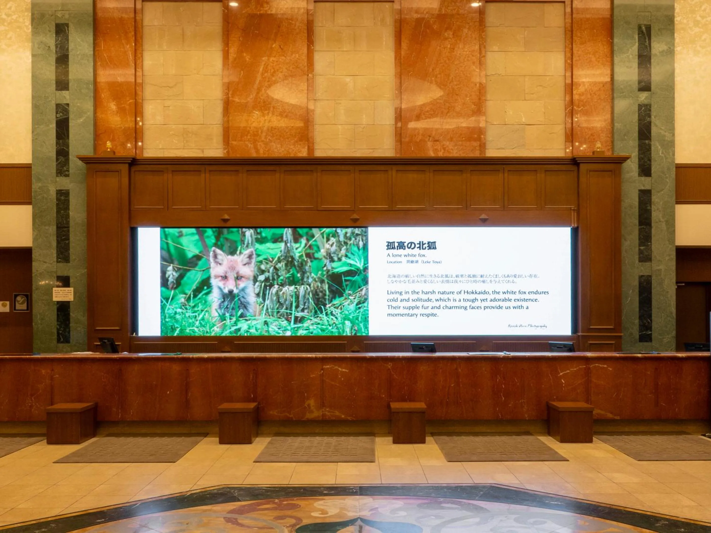 Lobby or reception in Jozankei Manseikaku Hotel Milione