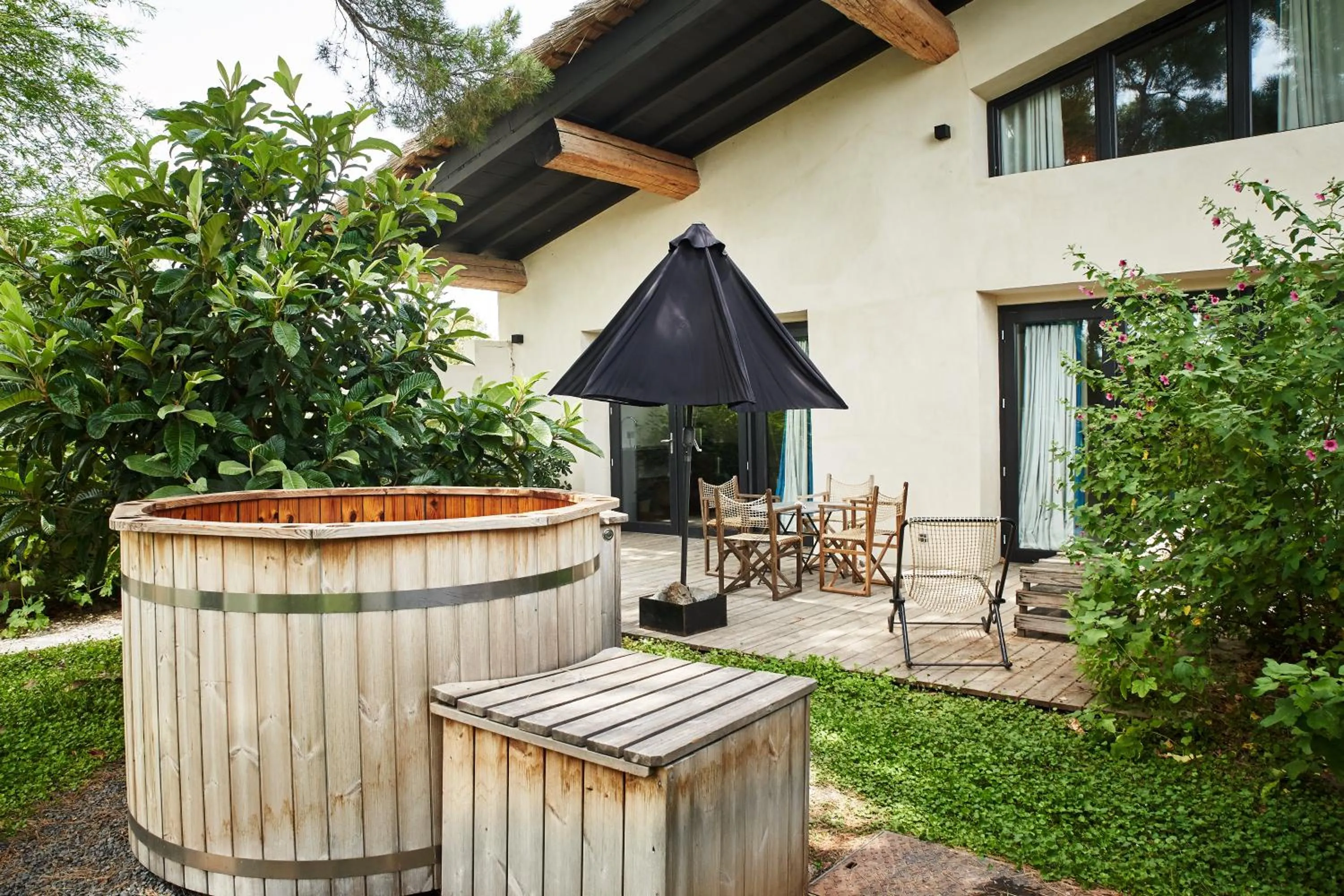 Garden view in Domaine Tarbouriech, Demeure & Spa