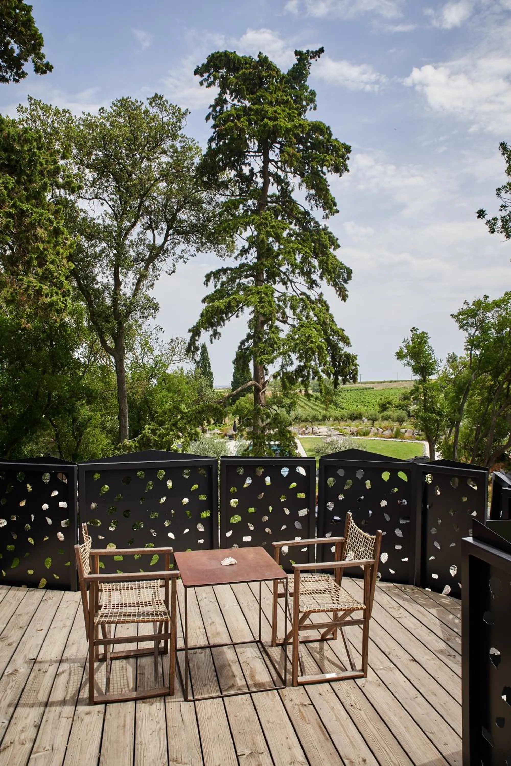 Patio in Domaine Tarbouriech, Demeure & Spa