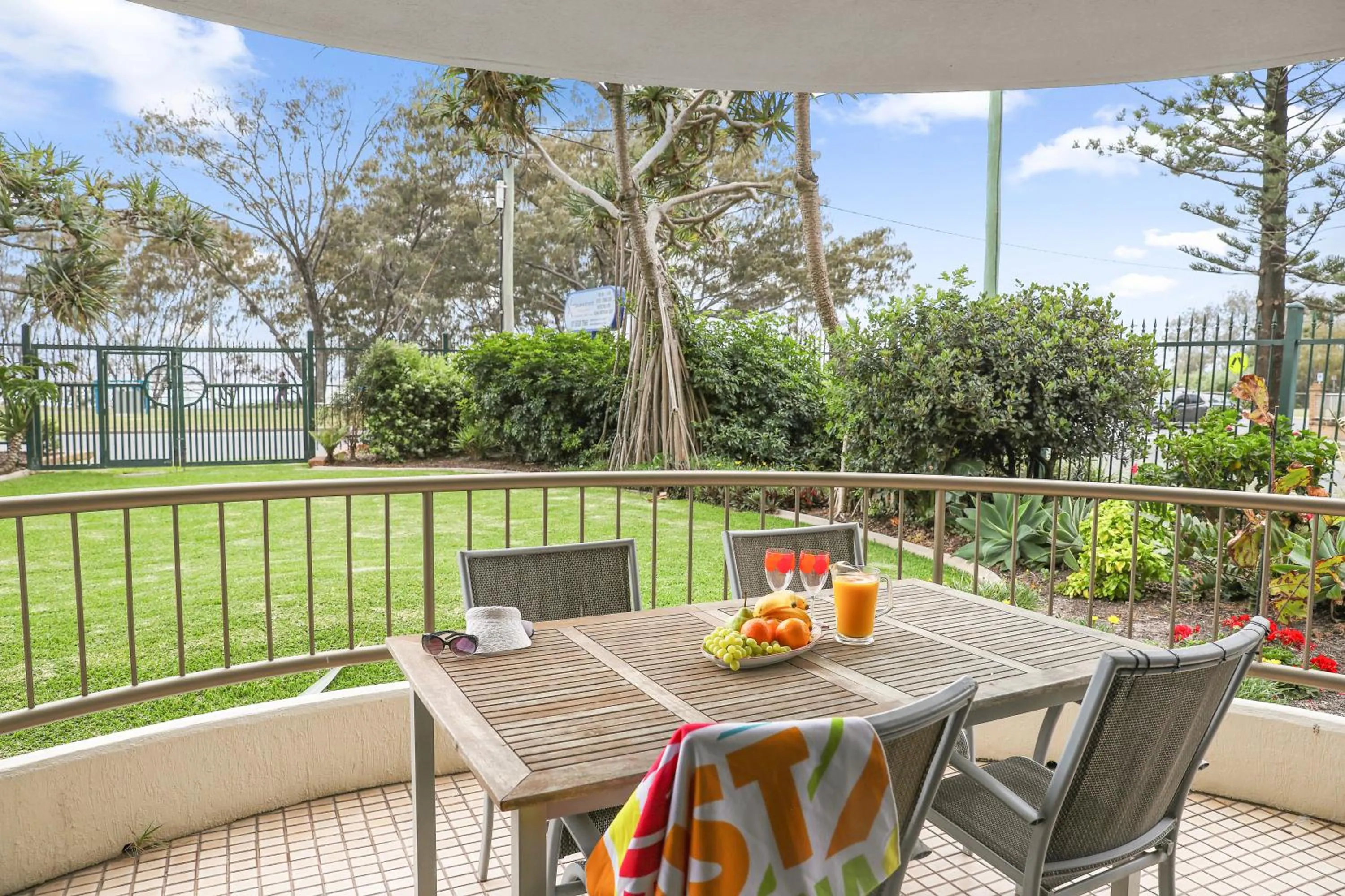 Patio in Boulevard North Holiday Apartments
