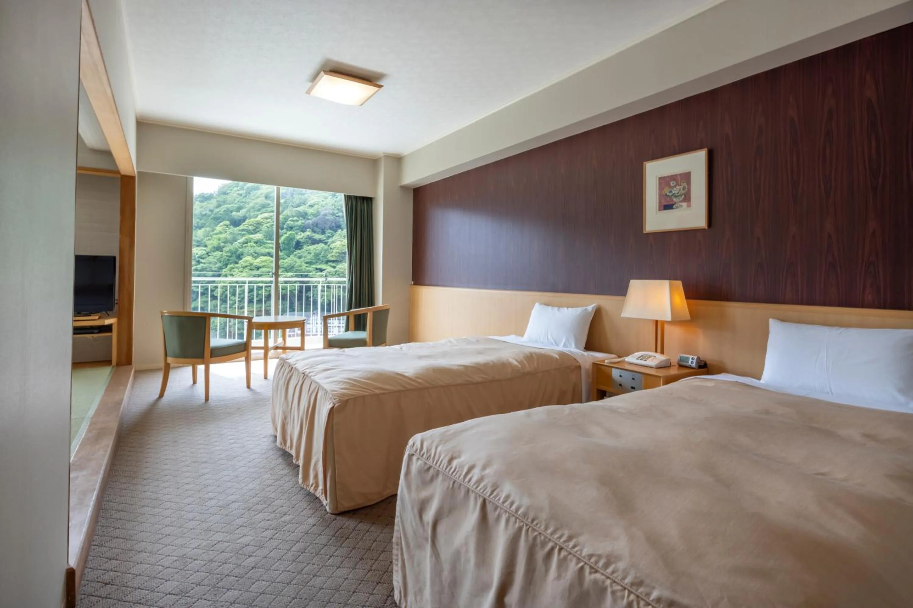 Bed in Yumoto Fujiya Hotel