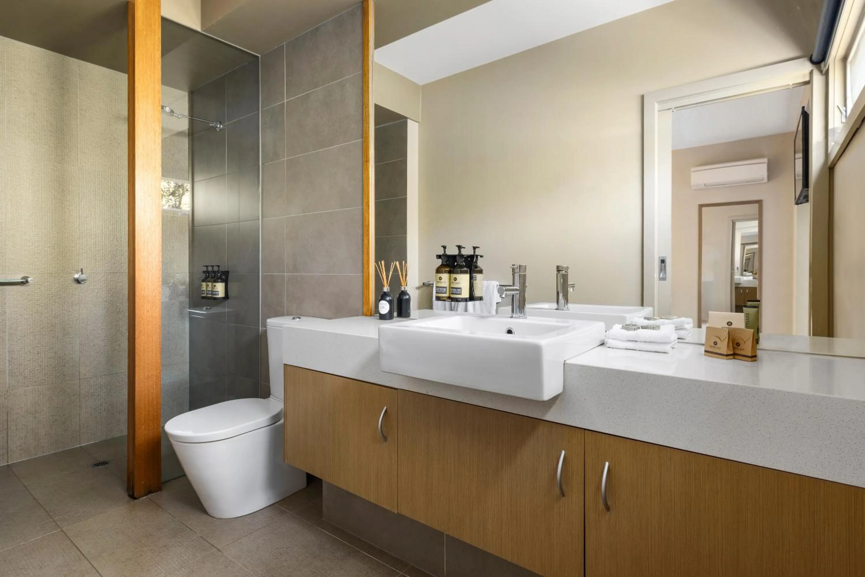 Bathroom in Mineral Springs Hotel Hepburn