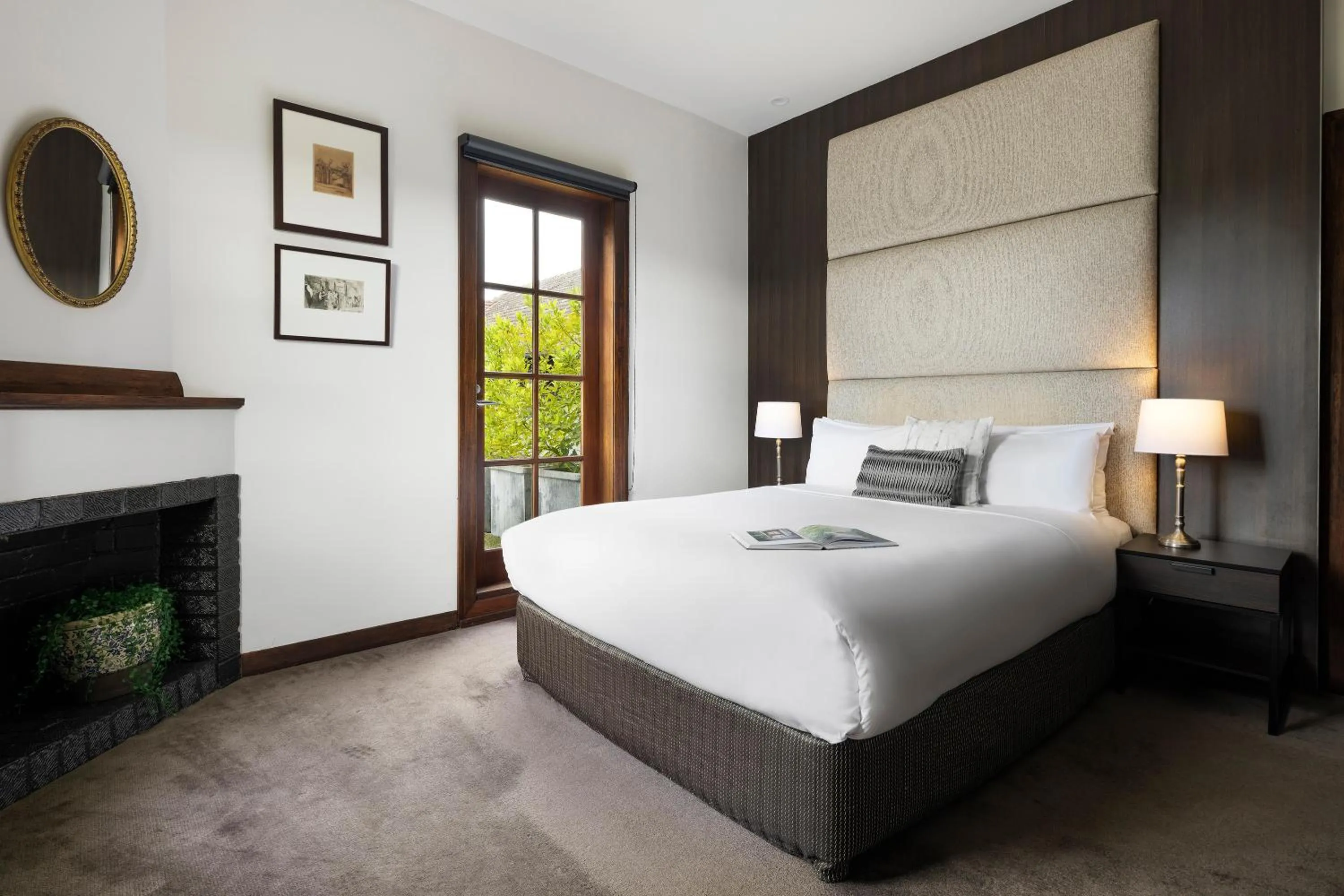 Bedroom, Bed in Mineral Springs Hotel Hepburn