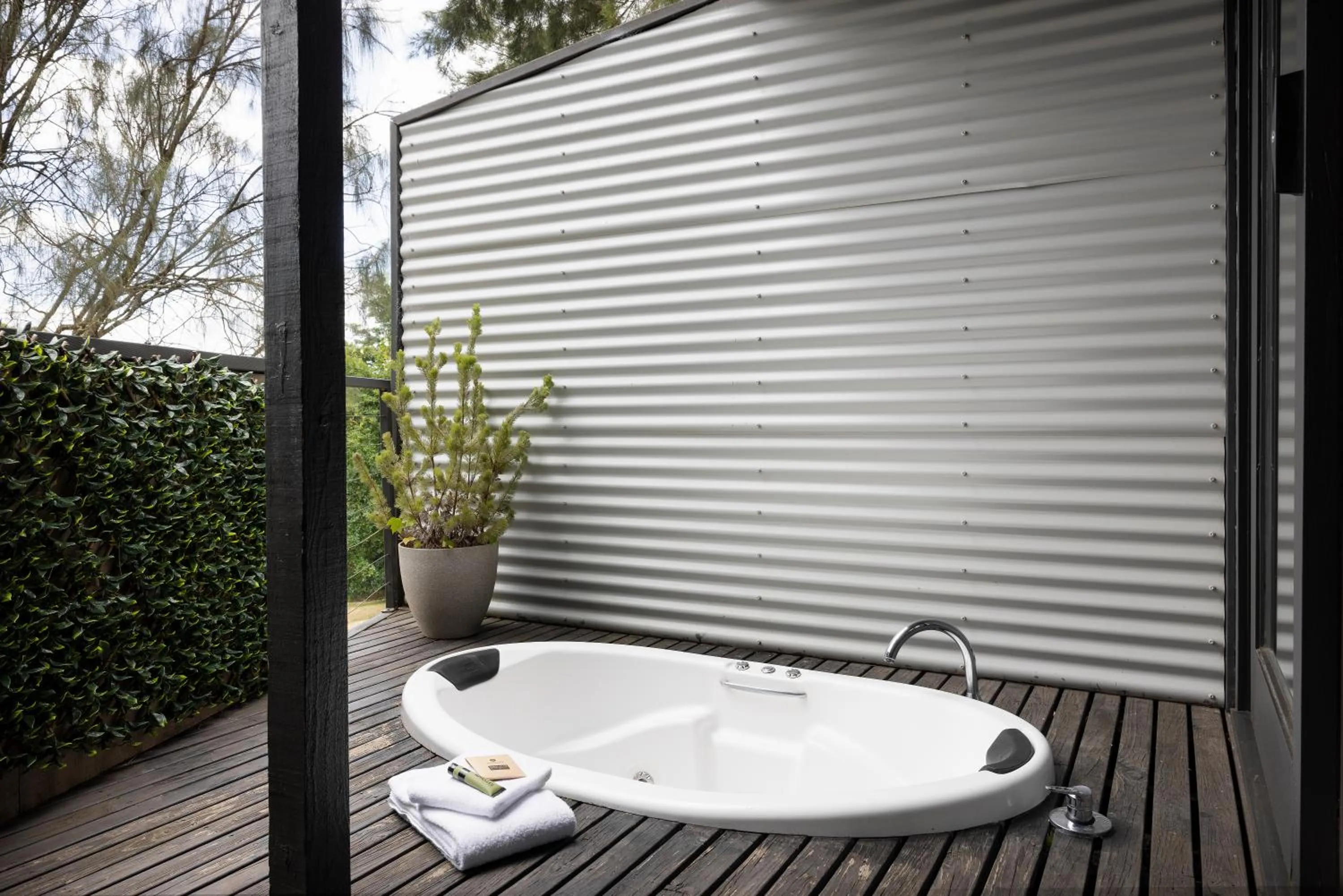 Bathroom in Mineral Springs Hotel Hepburn