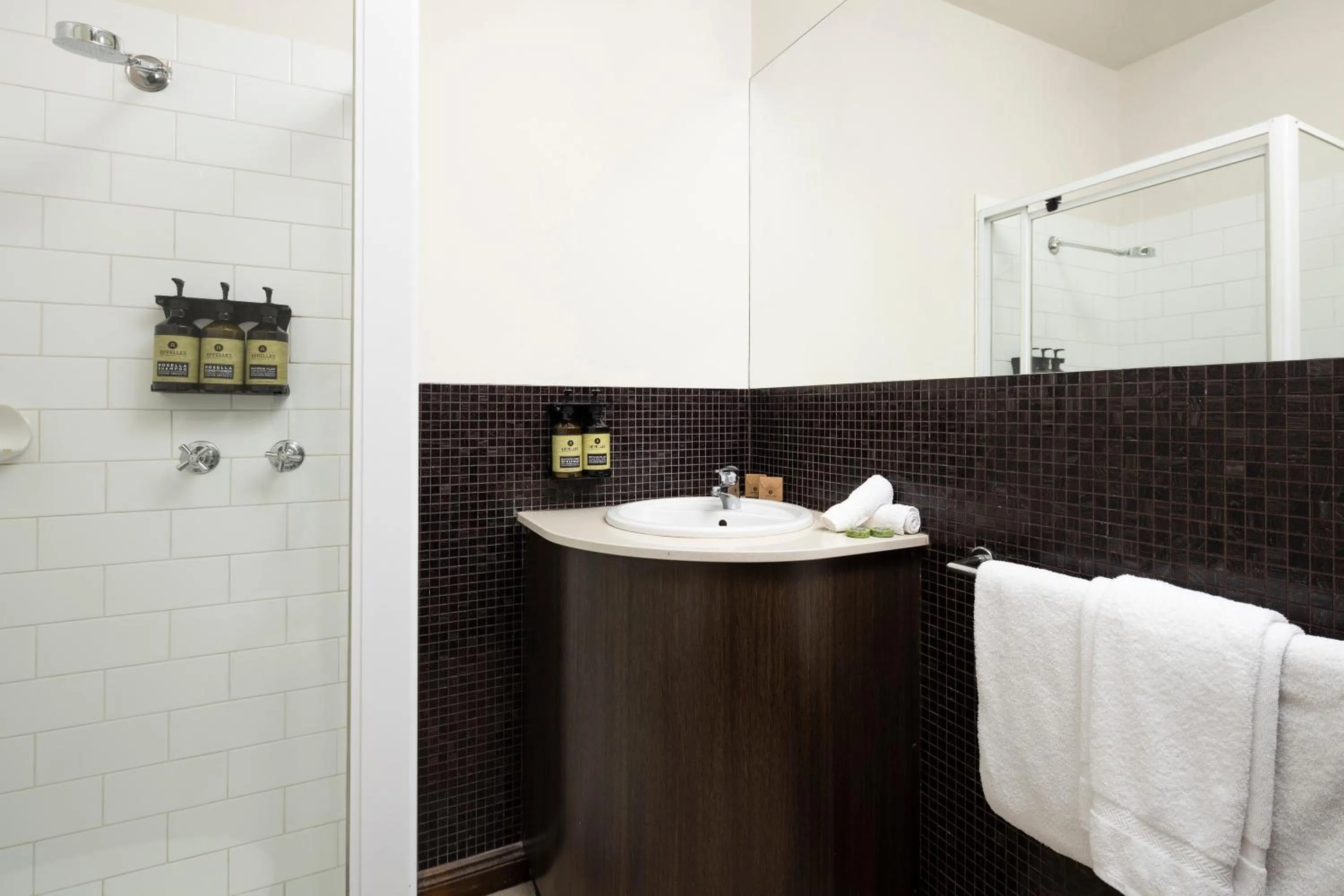 Bathroom in Mineral Springs Hotel Hepburn