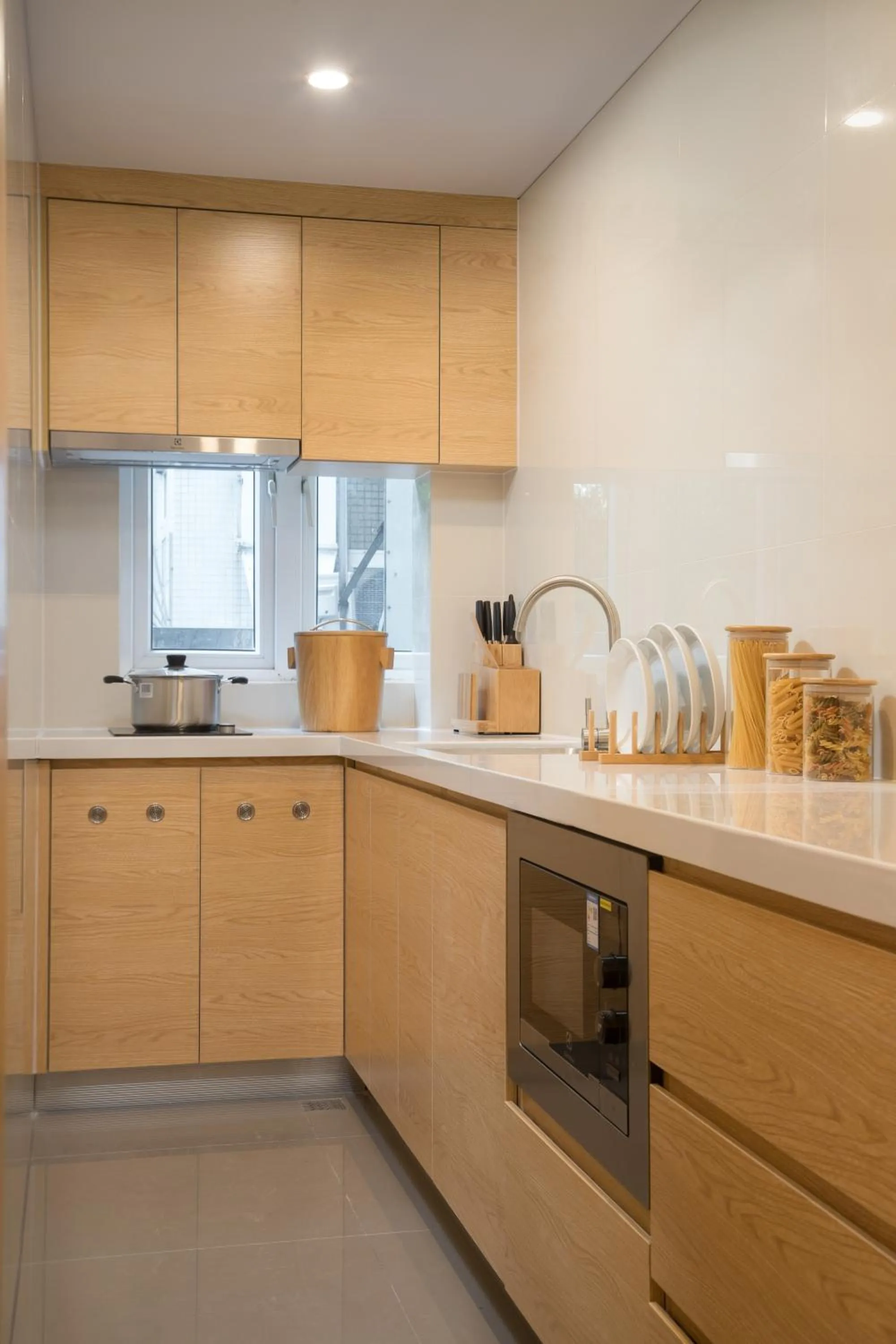 Kitchen or kitchenette in 广州友和酒店Yuwa Hotel-Free Shuttle Bus to Canton Fair Complex DuringCanton Fair Period