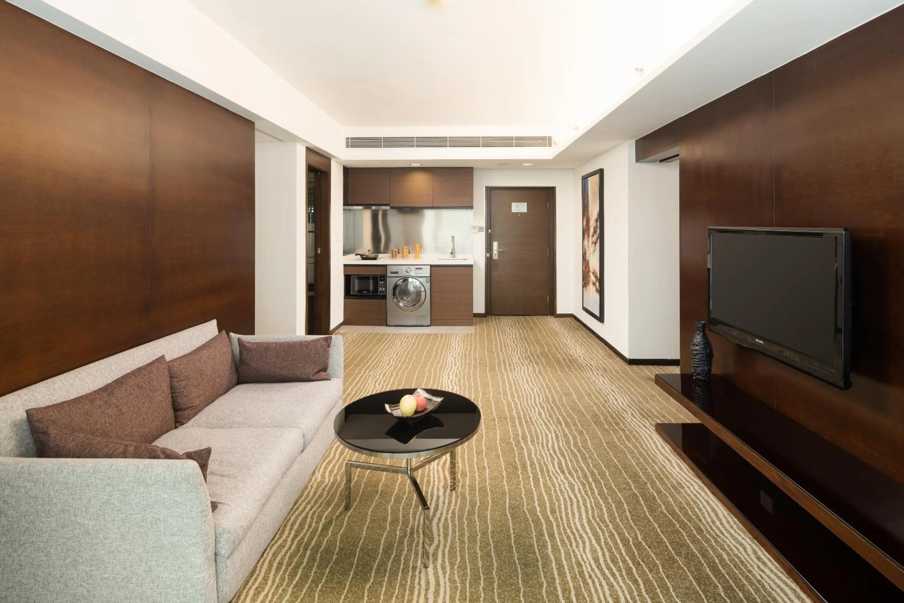 Living room in 广州友和酒店Yuwa Hotel-Free Shuttle Bus to Canton Fair Complex DuringCanton Fair Period
