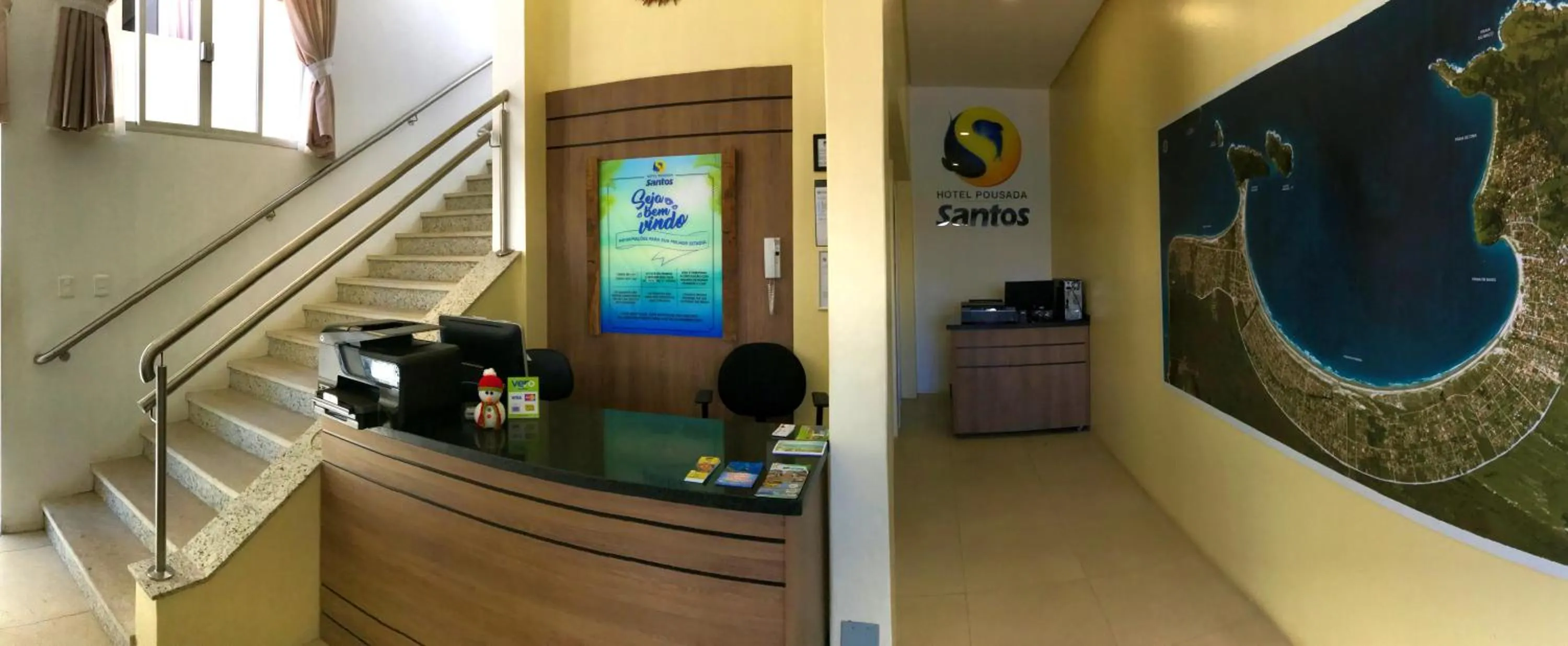 Lobby or reception in Hotel Pousada Santos