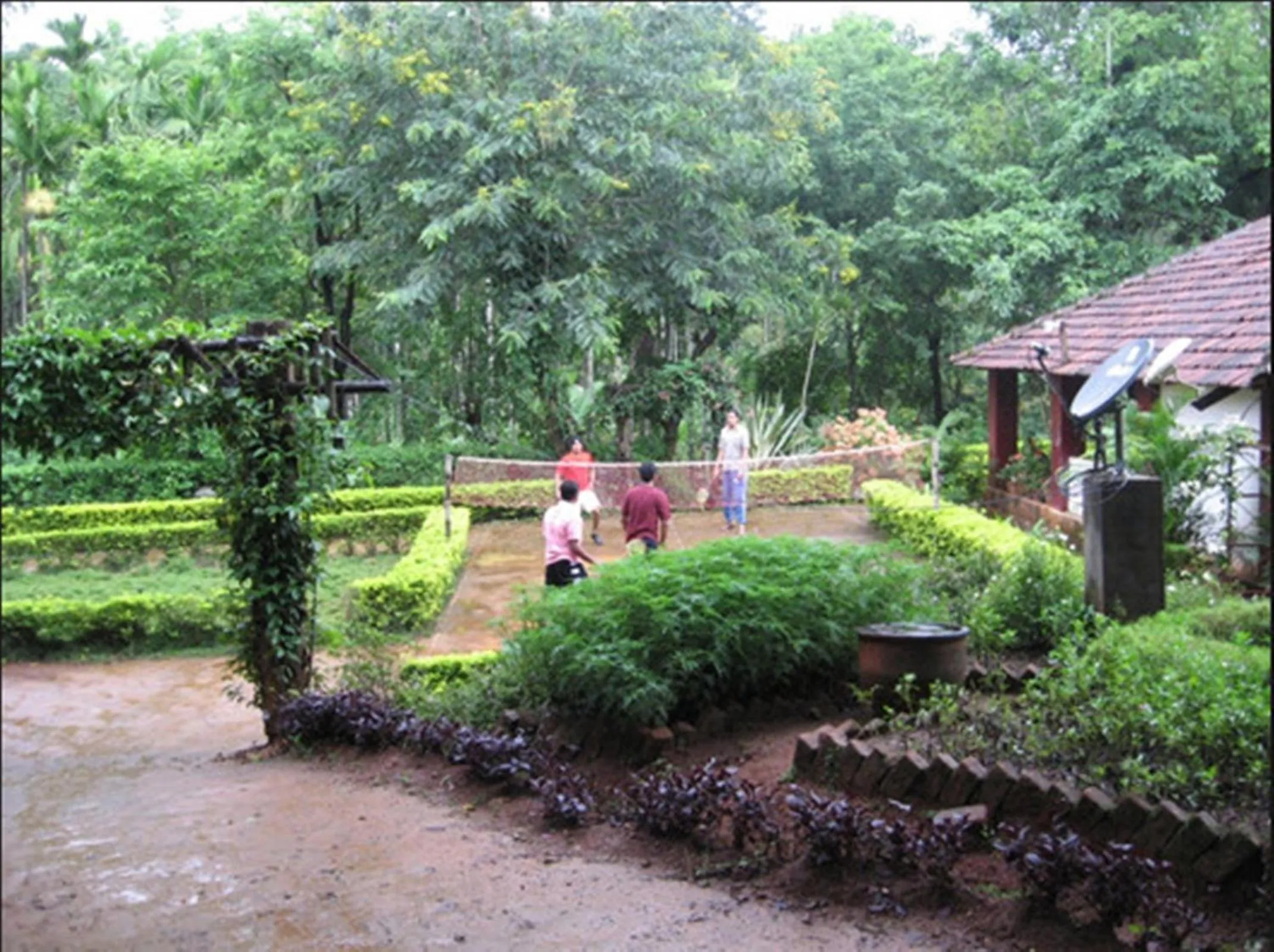 Garden view in Royal Orchid Central, Shimoga