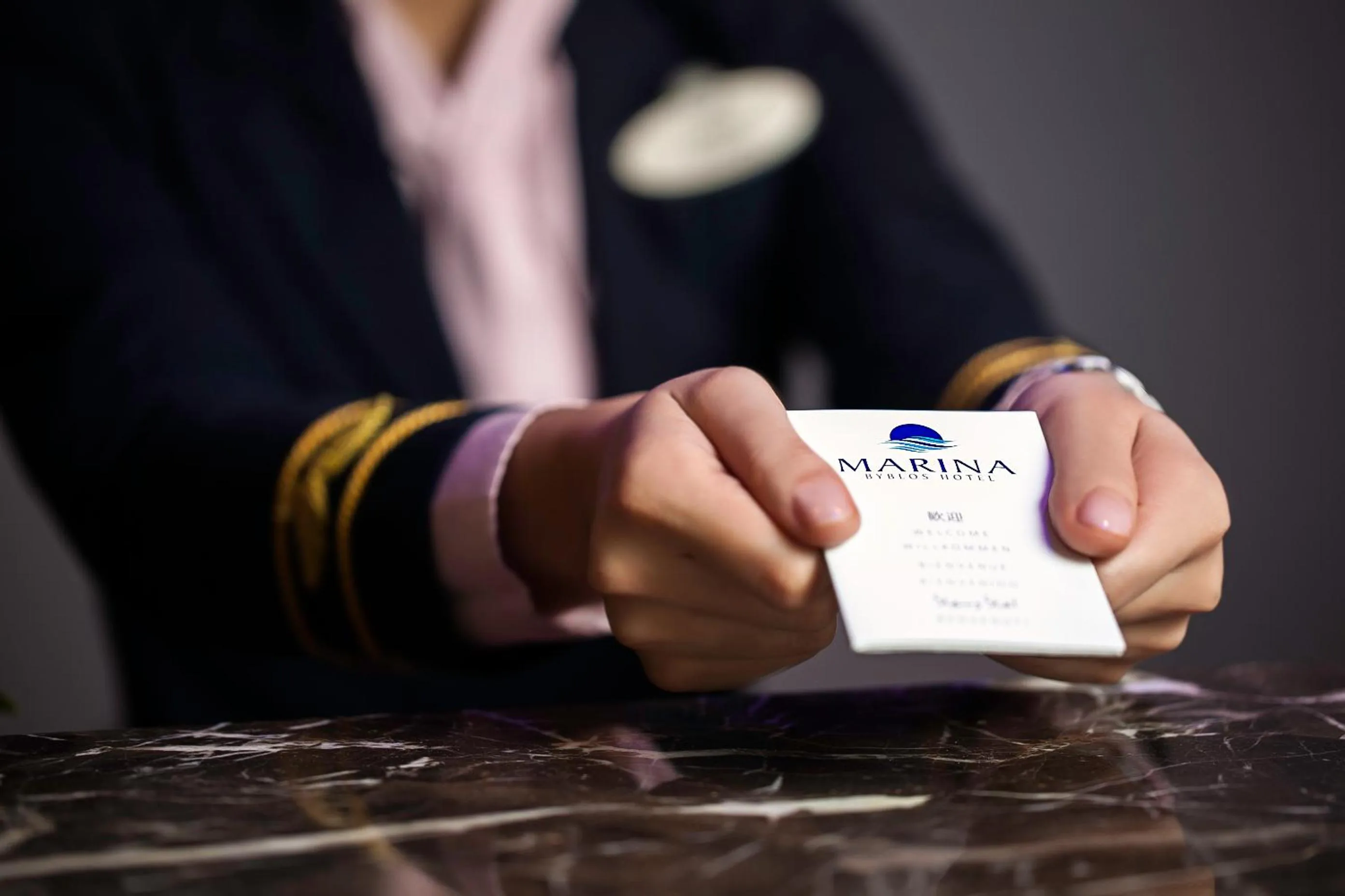 Staff in Marina Byblos Hotel