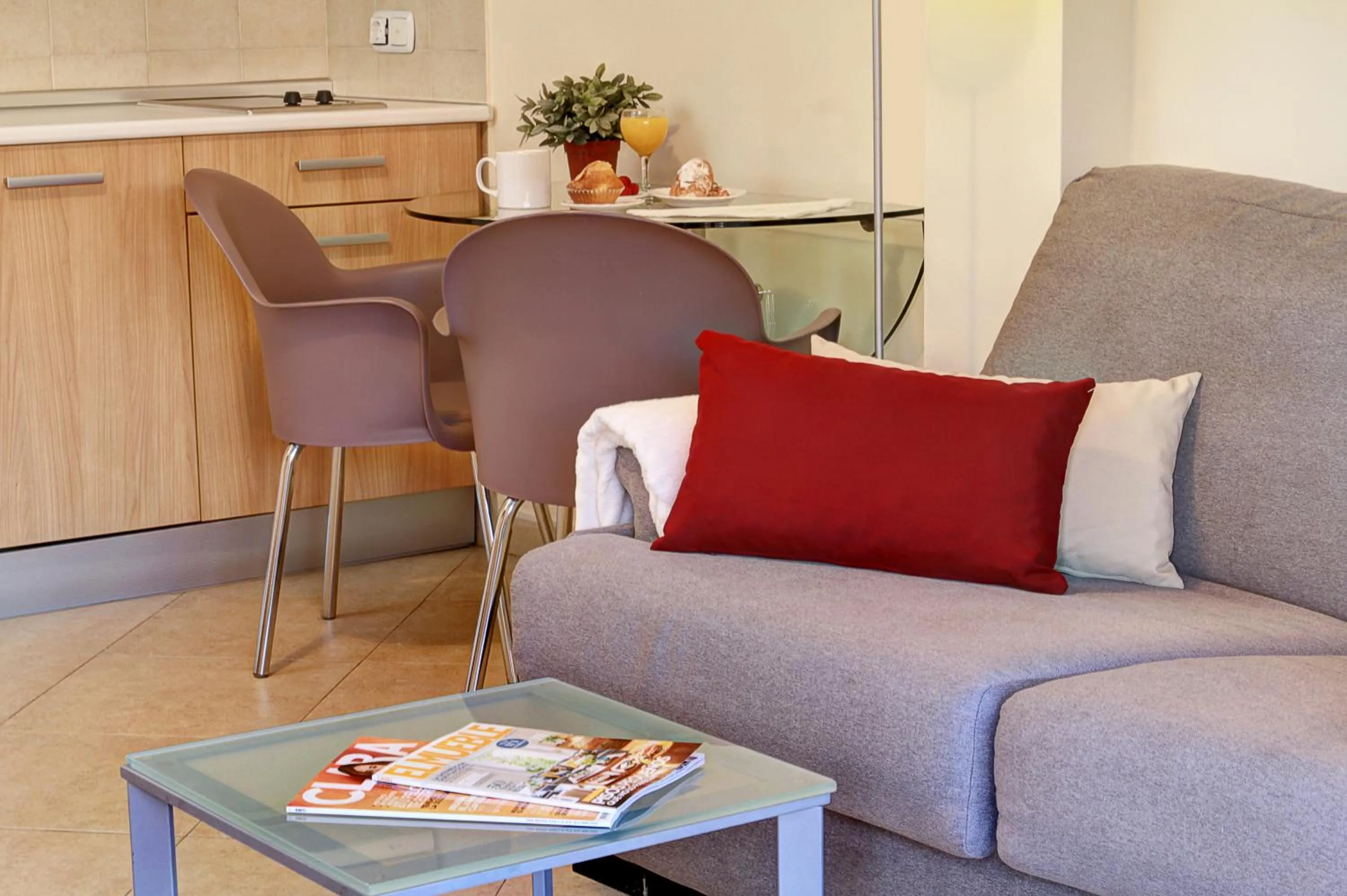 Kitchen or kitchenette in Apartamentos Turísticos Centro