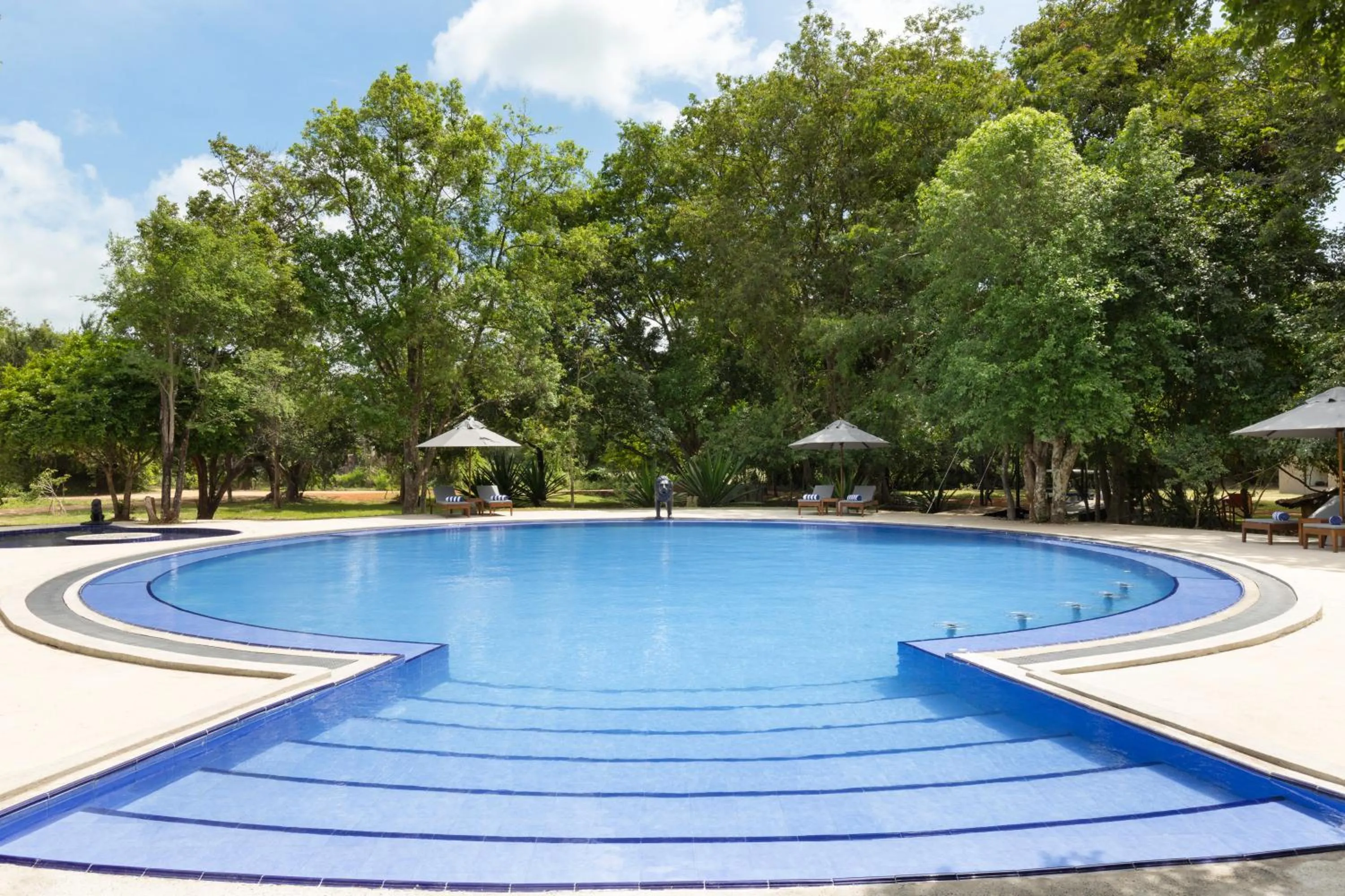 Pool view in Ayugiri Ayurveda Wellness Resort Sigiriya