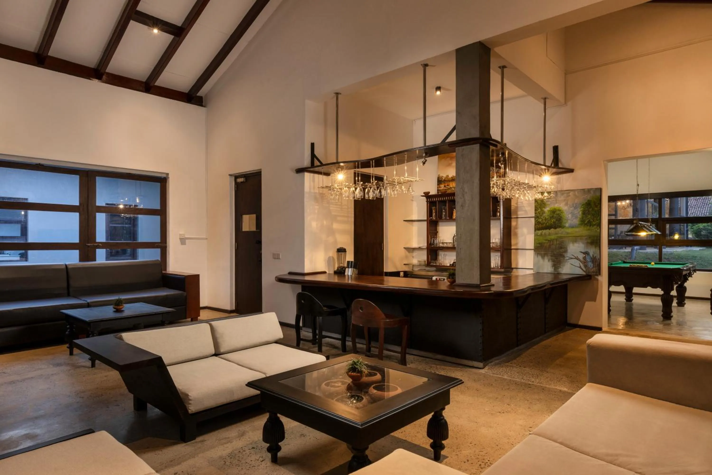 Living room in Ayugiri Ayurveda Wellness Resort Sigiriya