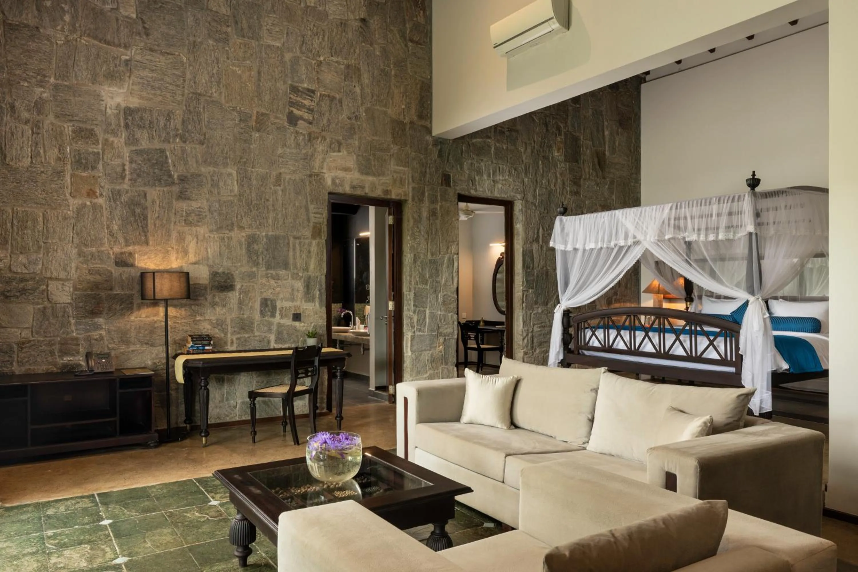 Living room in Ayugiri Ayurveda Wellness Resort Sigiriya