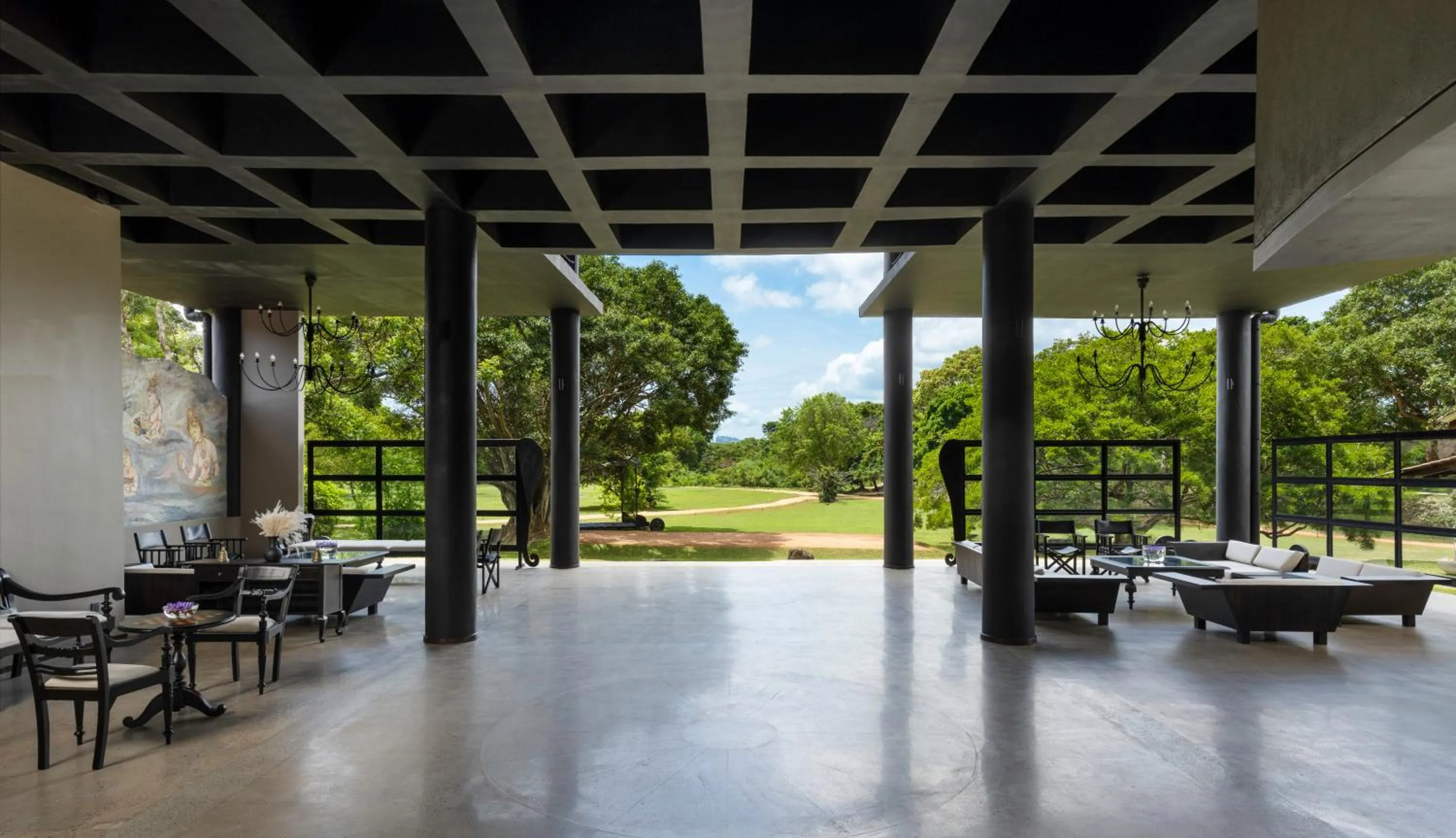 Lobby or reception in Ayugiri Ayurveda Wellness Resort Sigiriya