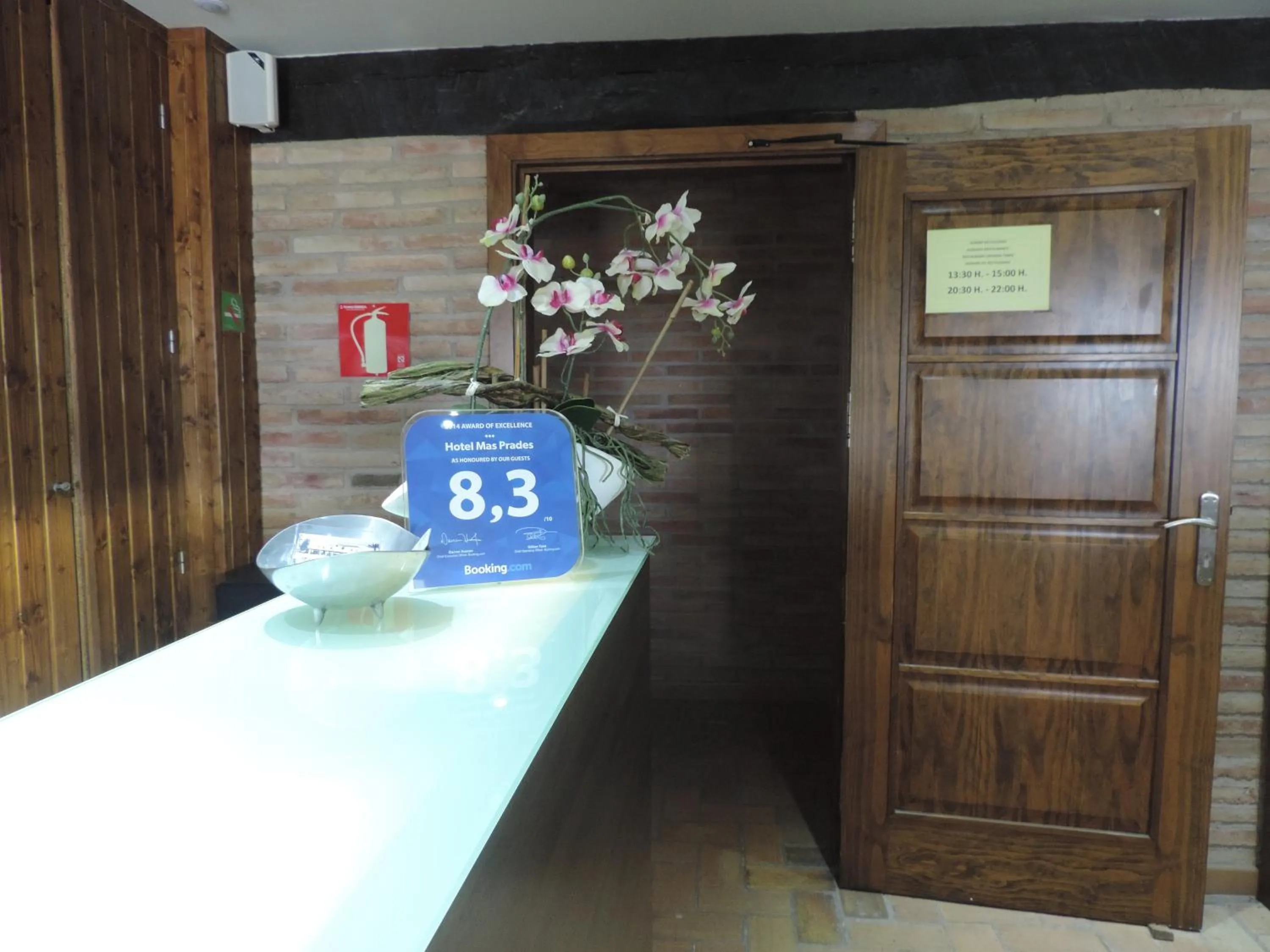 Lobby or reception in Hotel Mas Prades