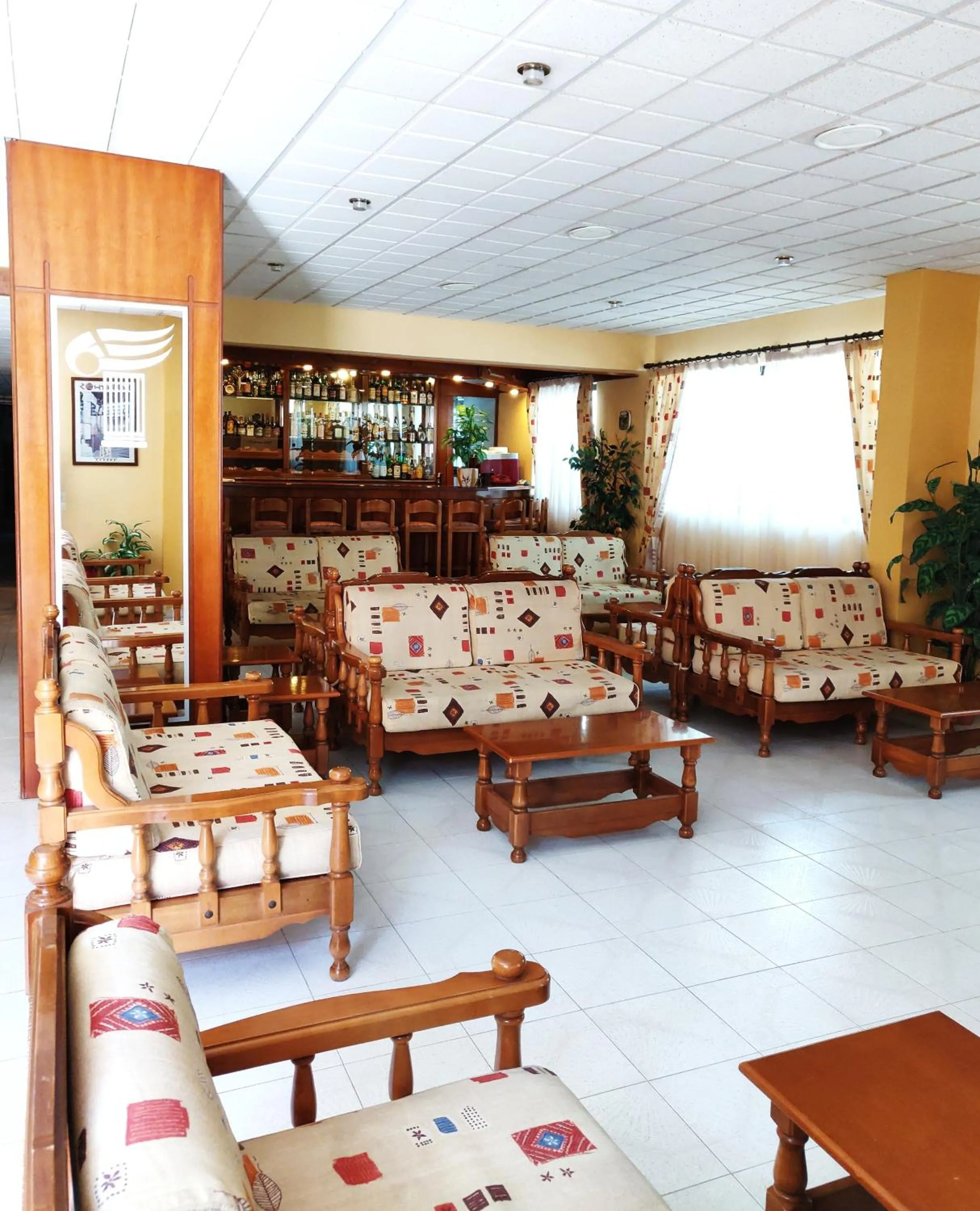 Lounge or bar in Titania Hotel Karpathos