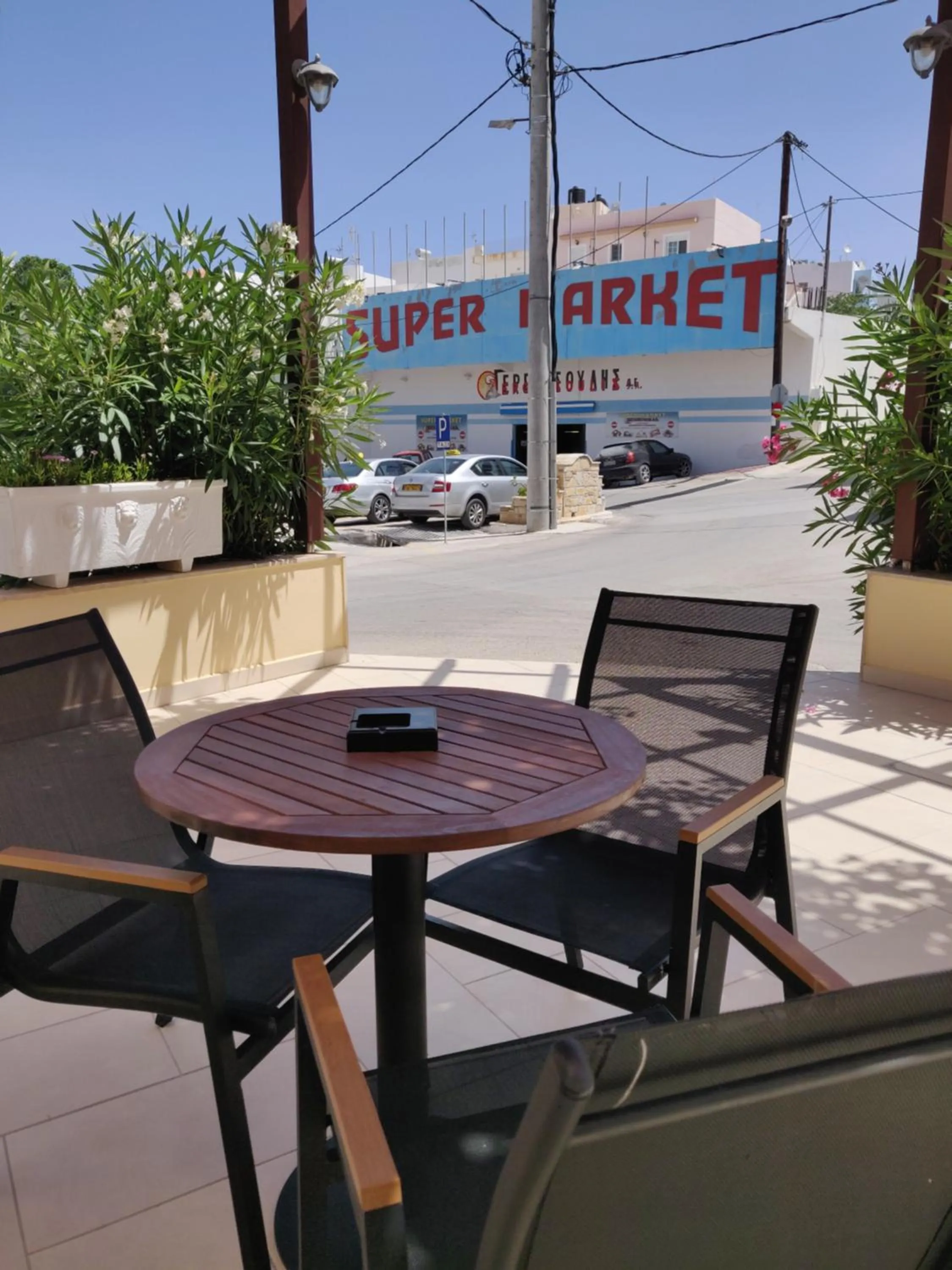 Patio in Titania Hotel Karpathos
