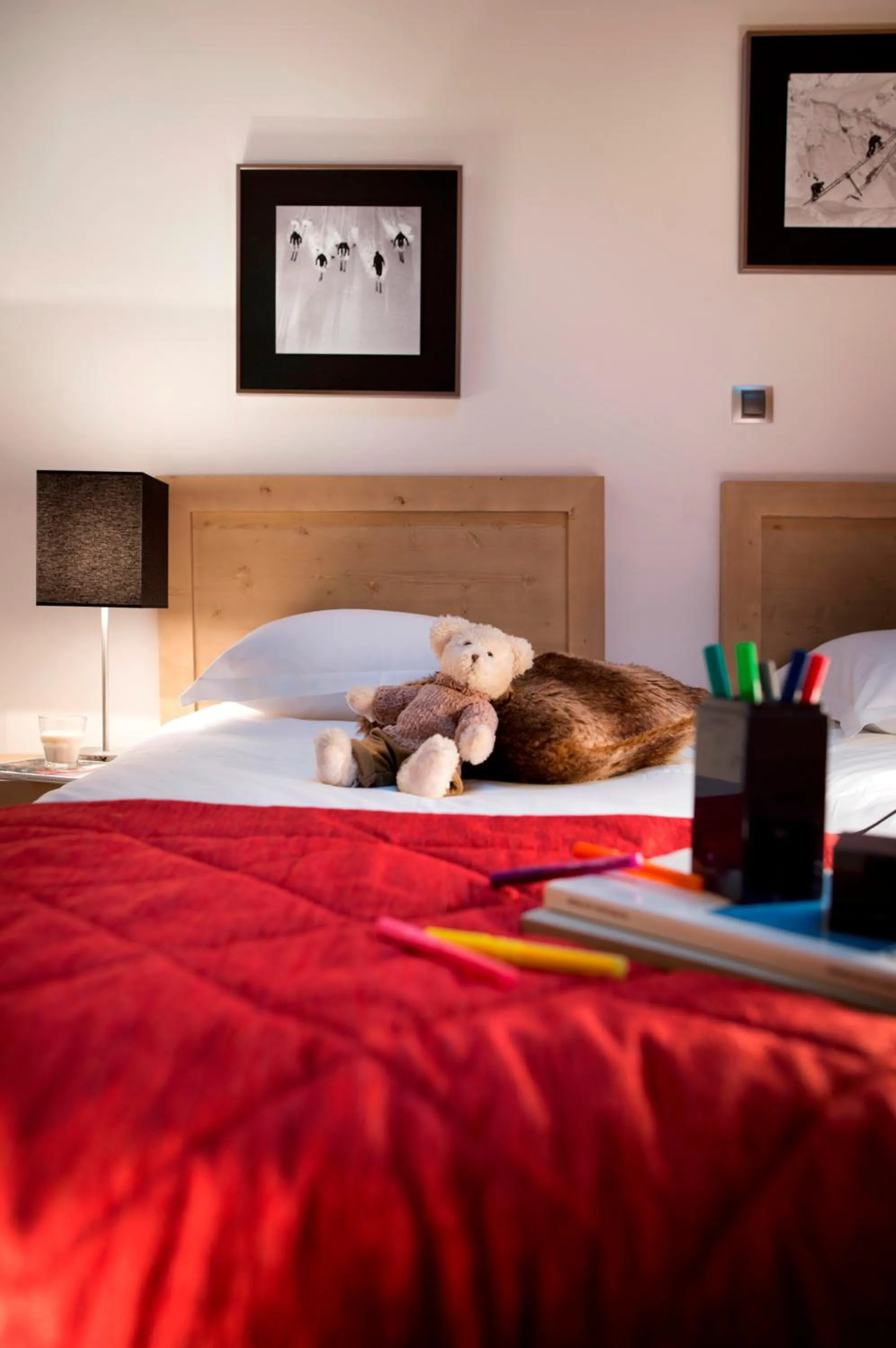 Bedroom, Bed in CGH Résidences & Spas Le Cristal de l'Alpe