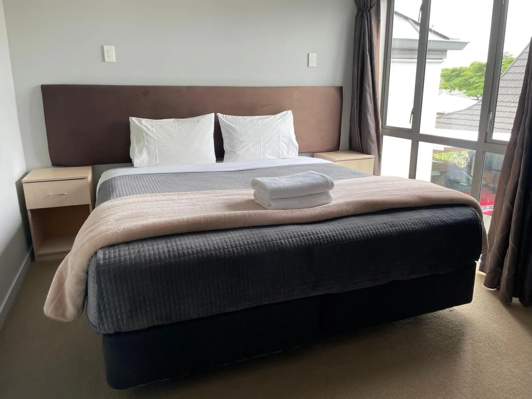 Bedroom, Bed in Alpha Motel with Spa-Bath