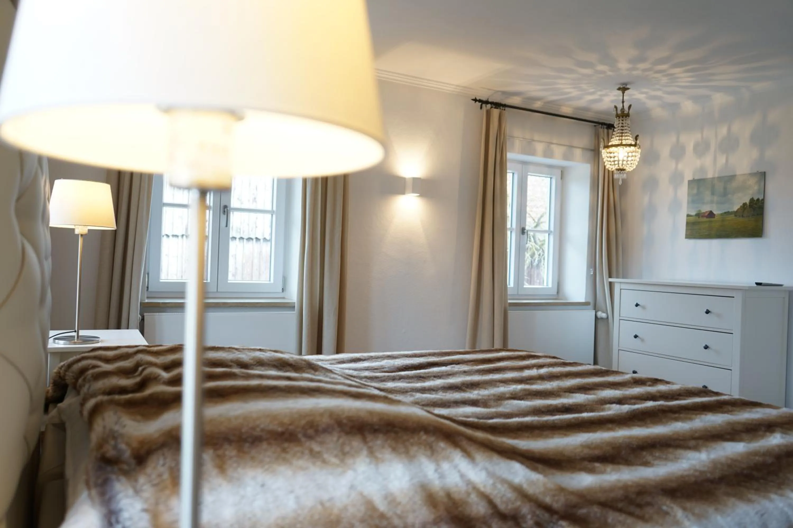 Decorative detail, Bed in Mara Restaurant & Hotel