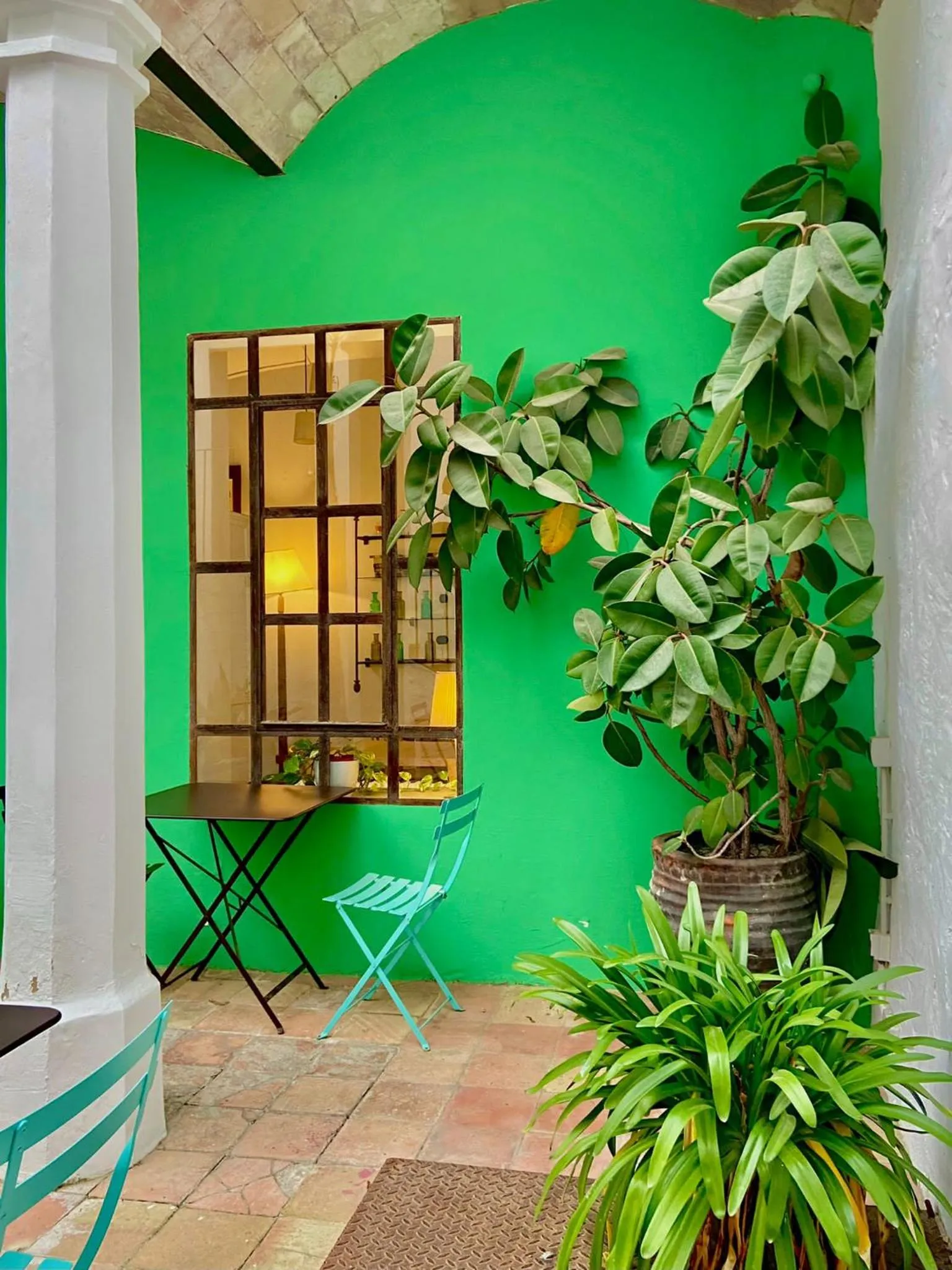 Patio in Hotel Hanoi