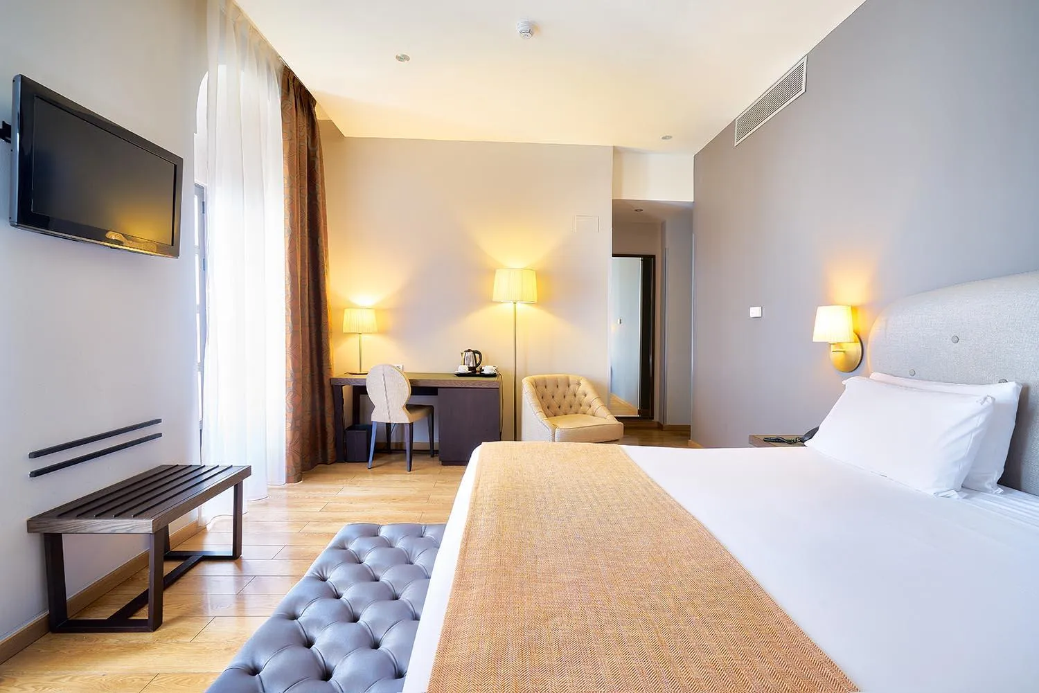 Bed in Eurostars Patios de Cordoba