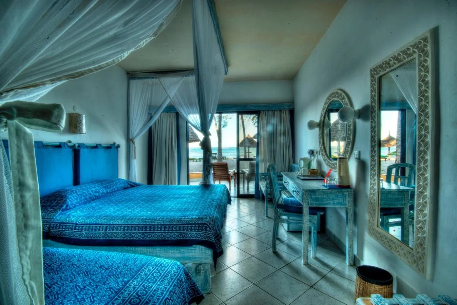 Bed in Turtle Bay Beach Club- All Inclusive