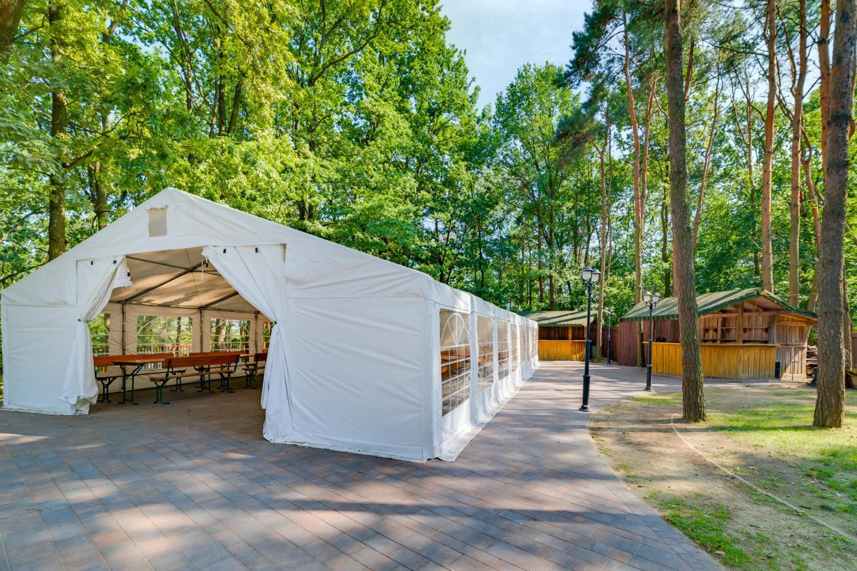 Garden in Hotel Pan Tadeusz