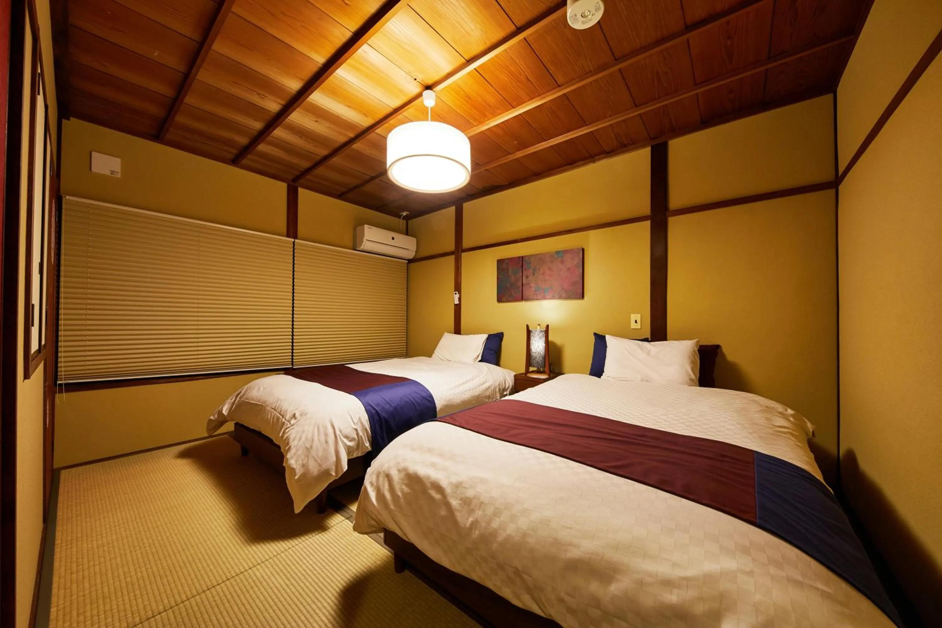 Bedroom, Bed in Kyomachiya Hotel Mifuku