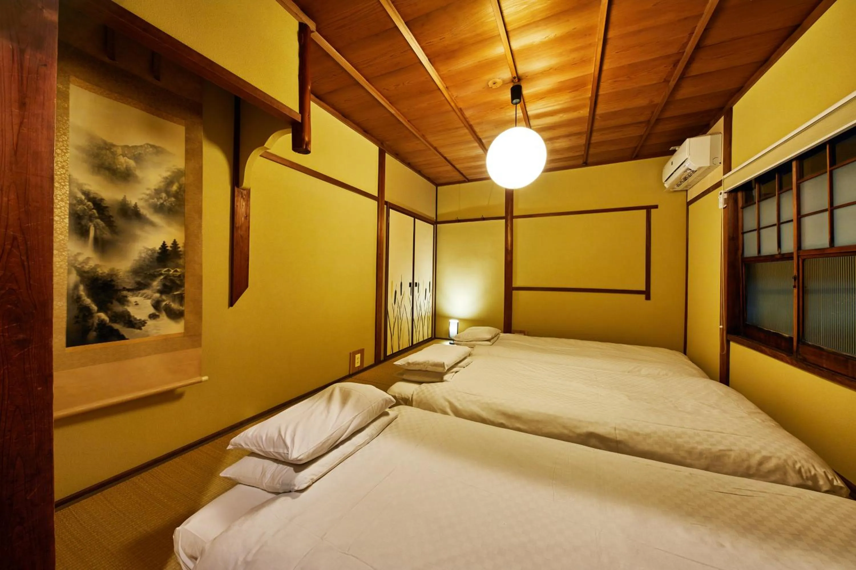 Bedroom, Bed in Kyomachiya Hotel Mifuku