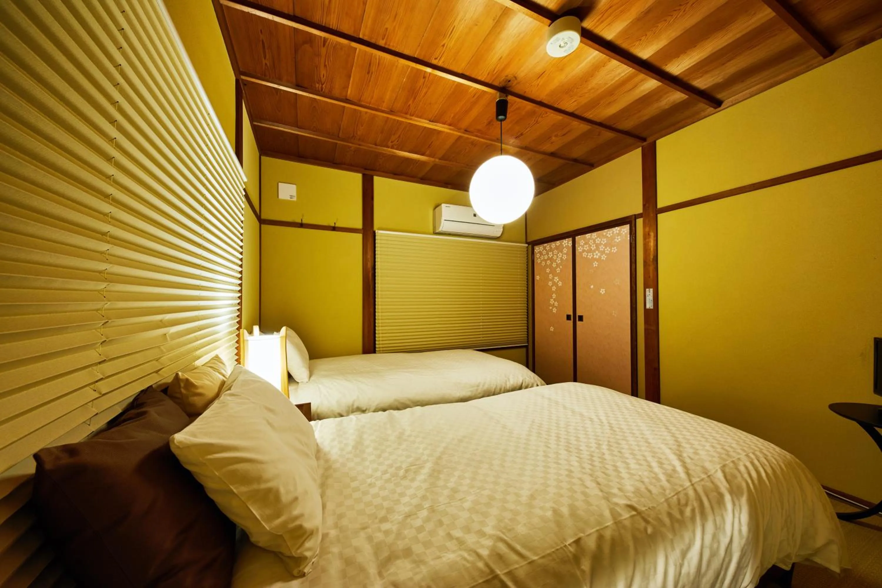 Bedroom, Bed in Kyomachiya Hotel Mifuku