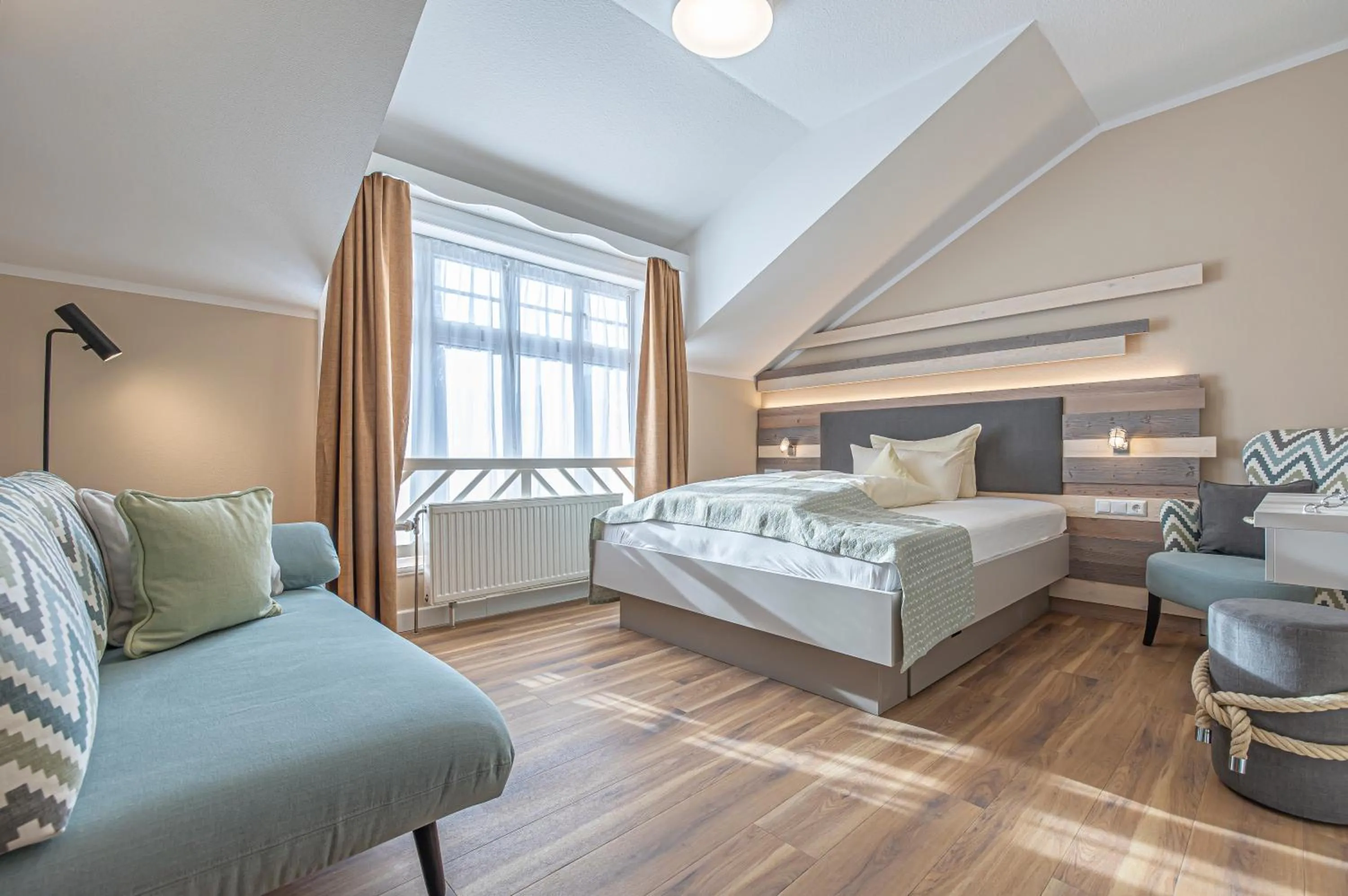 Bed in Seeblick Genuss und Spa Resort Amrum