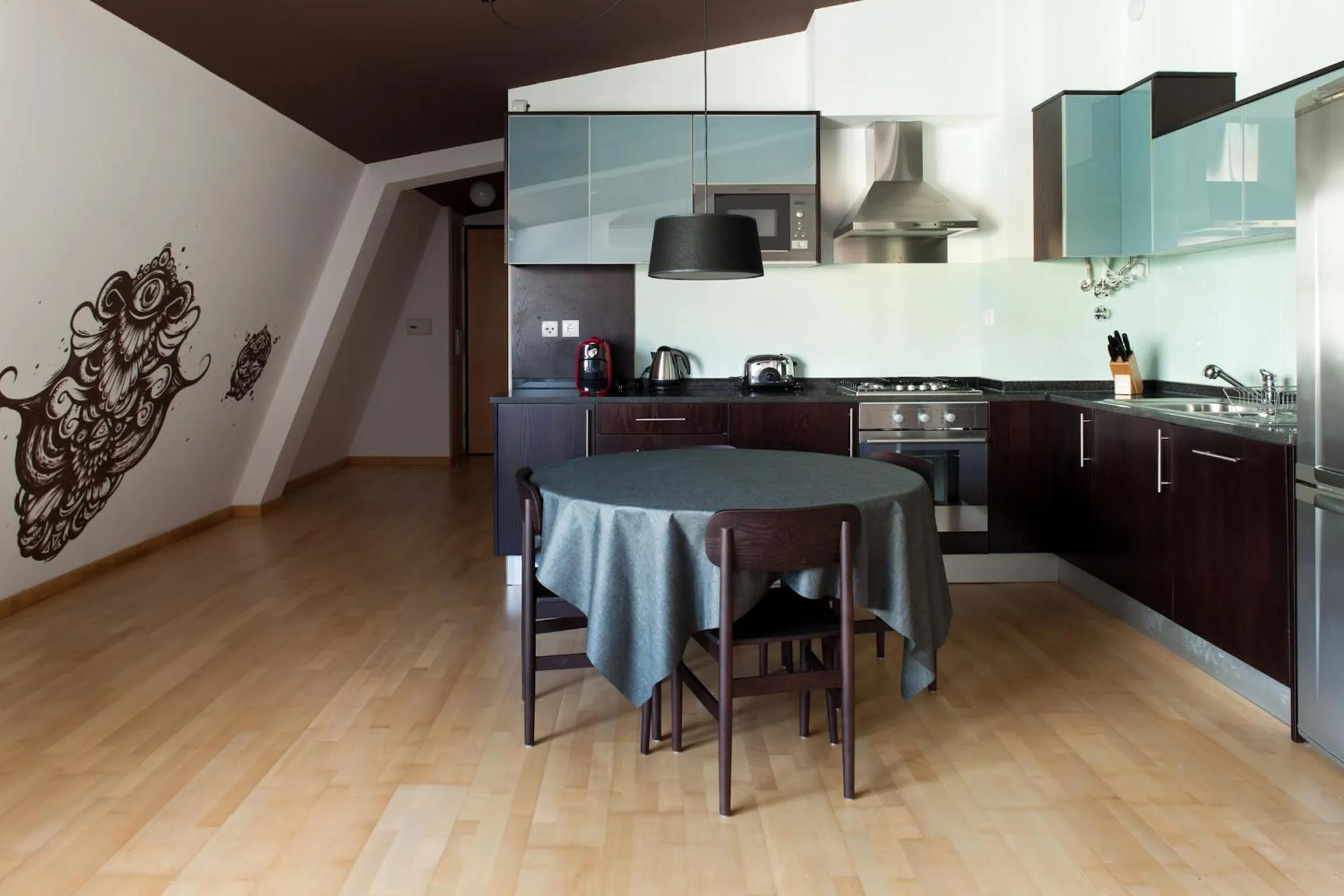 Kitchen or kitchenette in The Lisbonaire Apartments