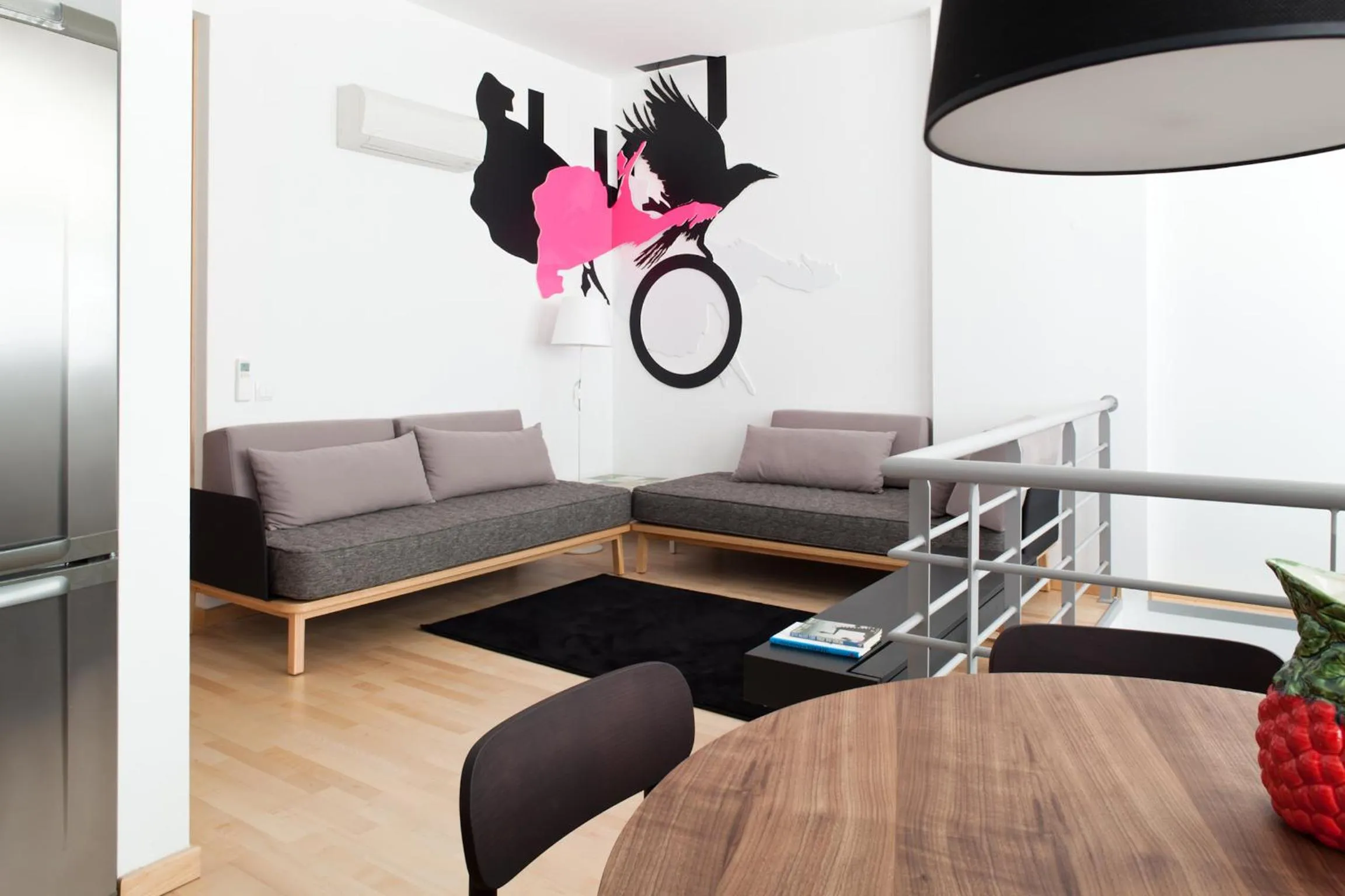 Living room in The Lisbonaire Apartments