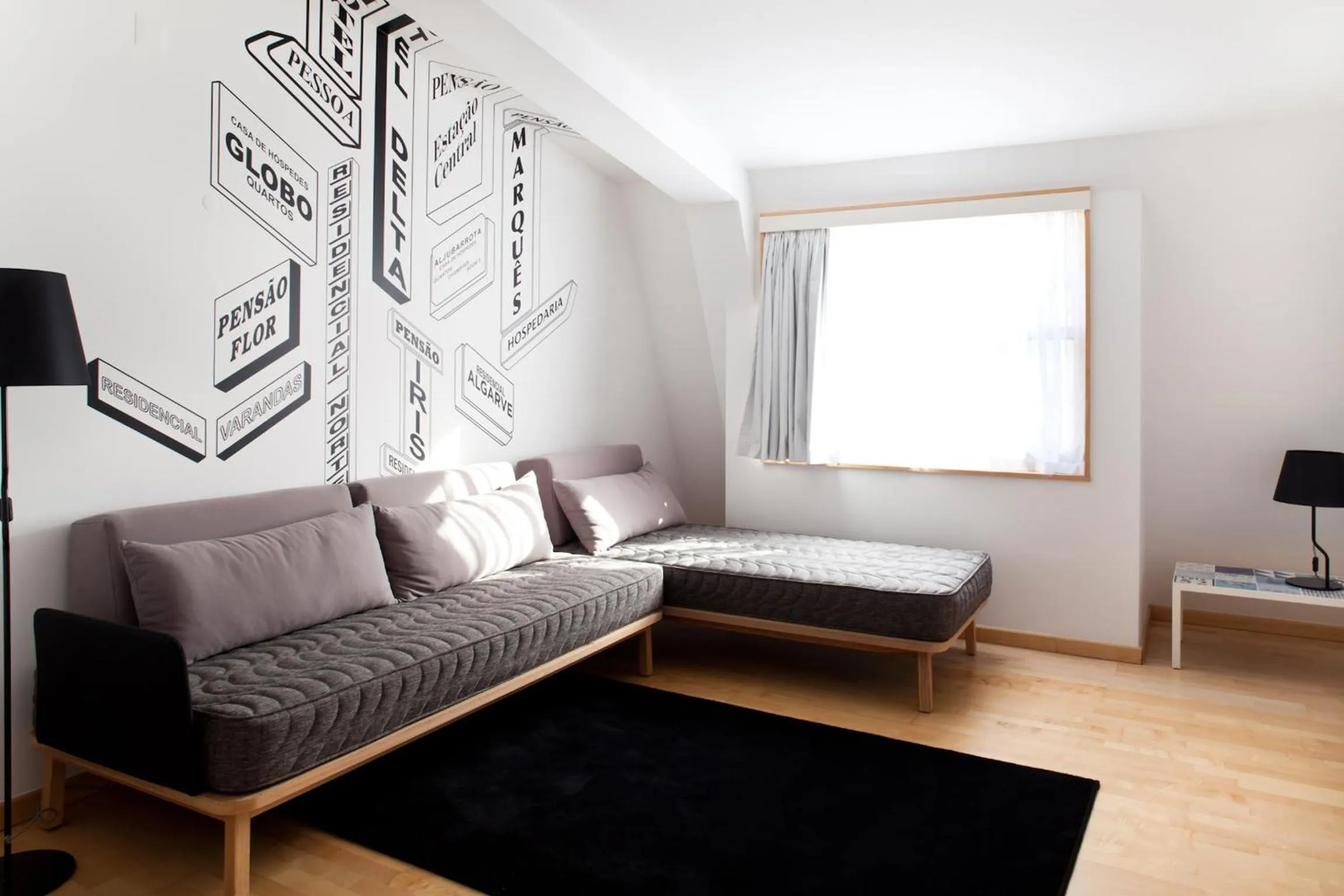 Living room in The Lisbonaire Apartments