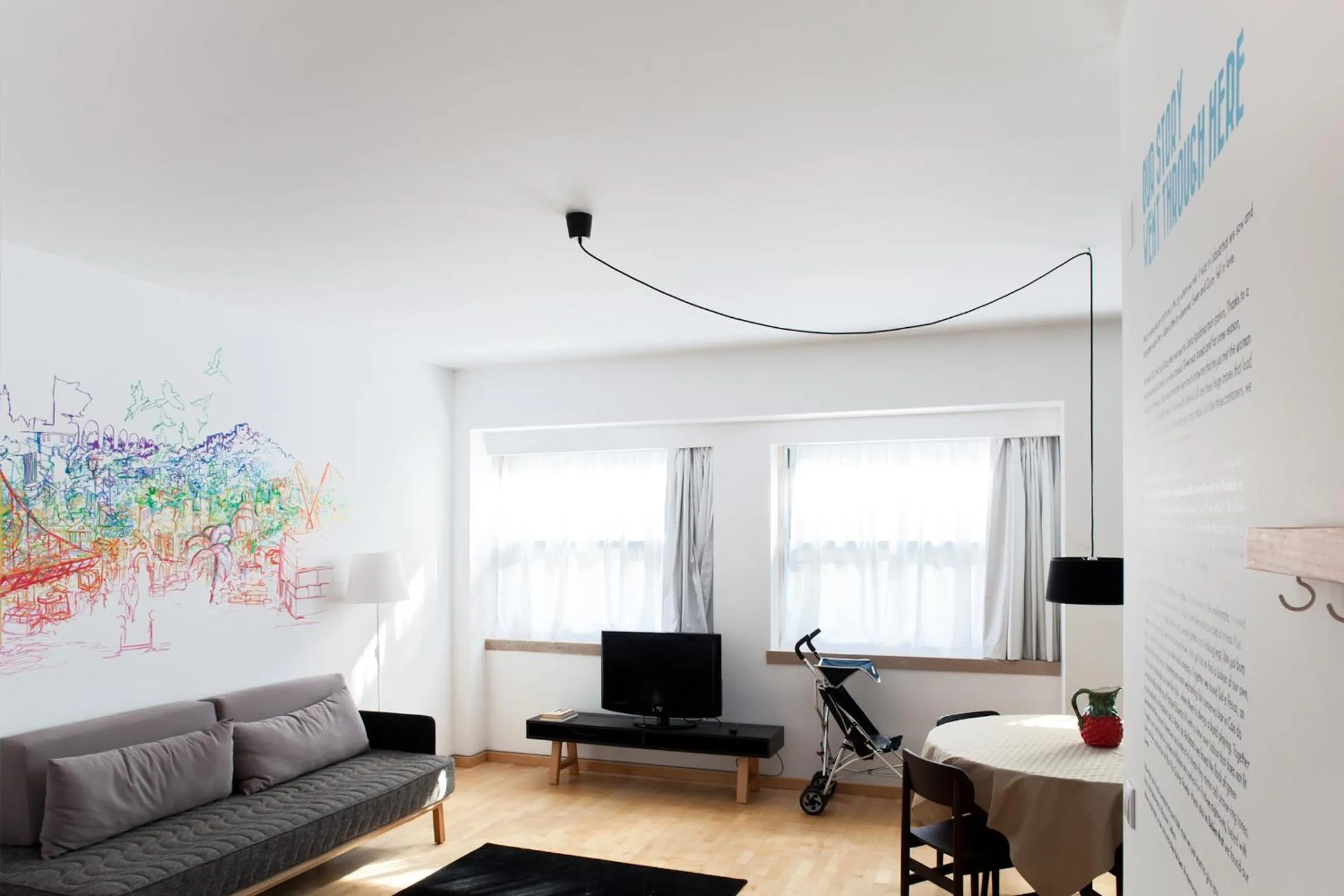 Living room in The Lisbonaire Apartments