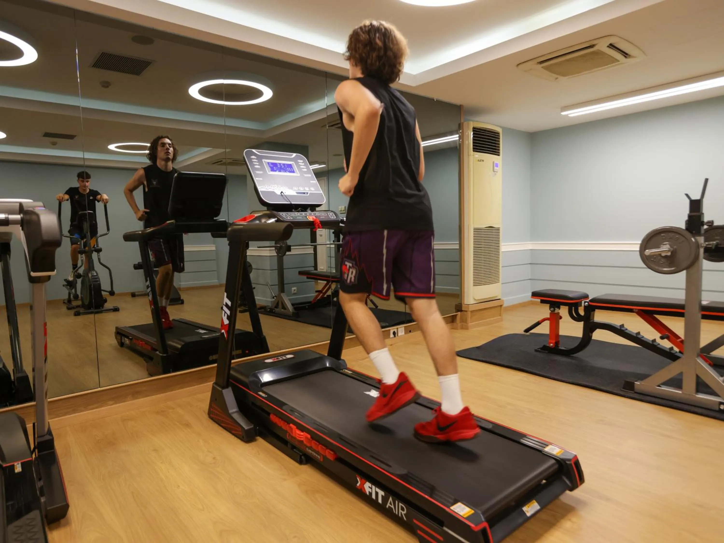 Fitness centre/facilities in Paliria Hotel