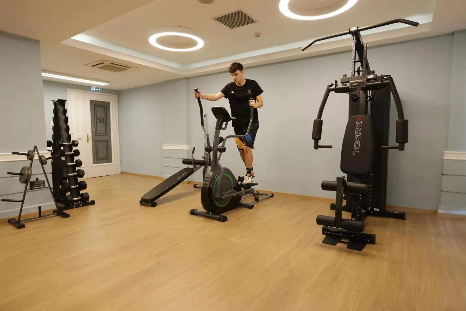 Fitness centre/facilities in Paliria Hotel