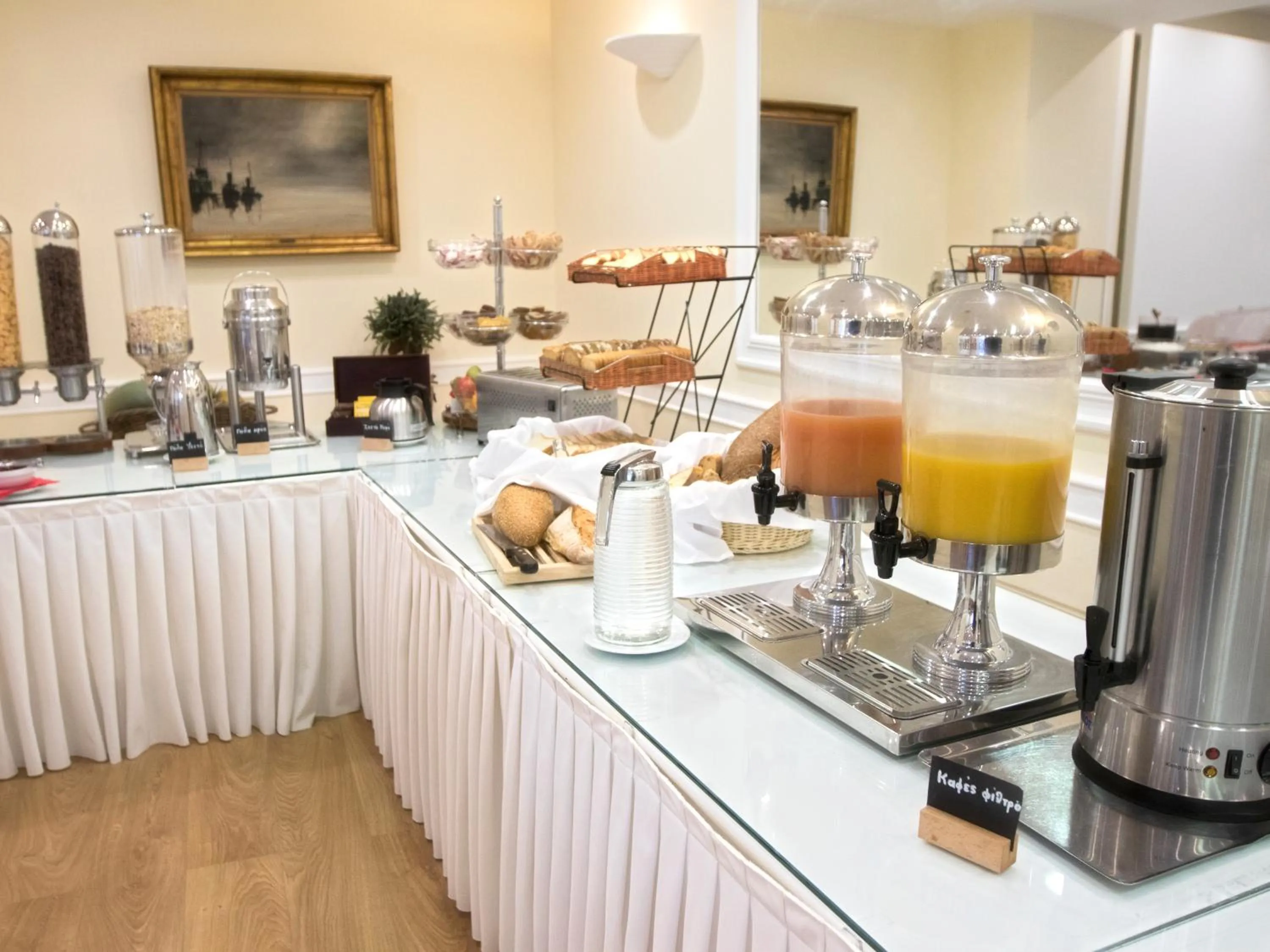 Buffet breakfast in Paliria Hotel