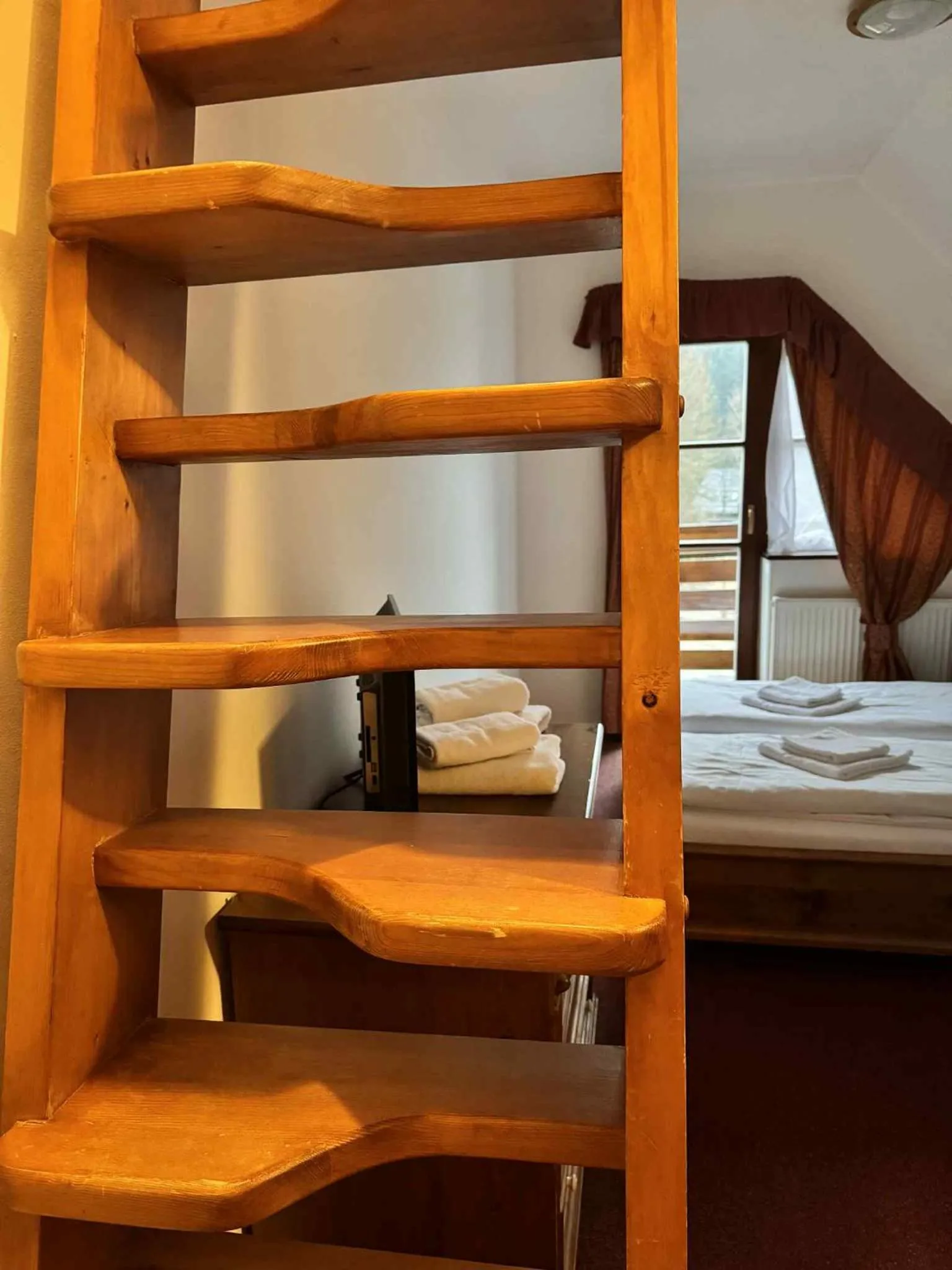 Bed in Sport hotel POMI