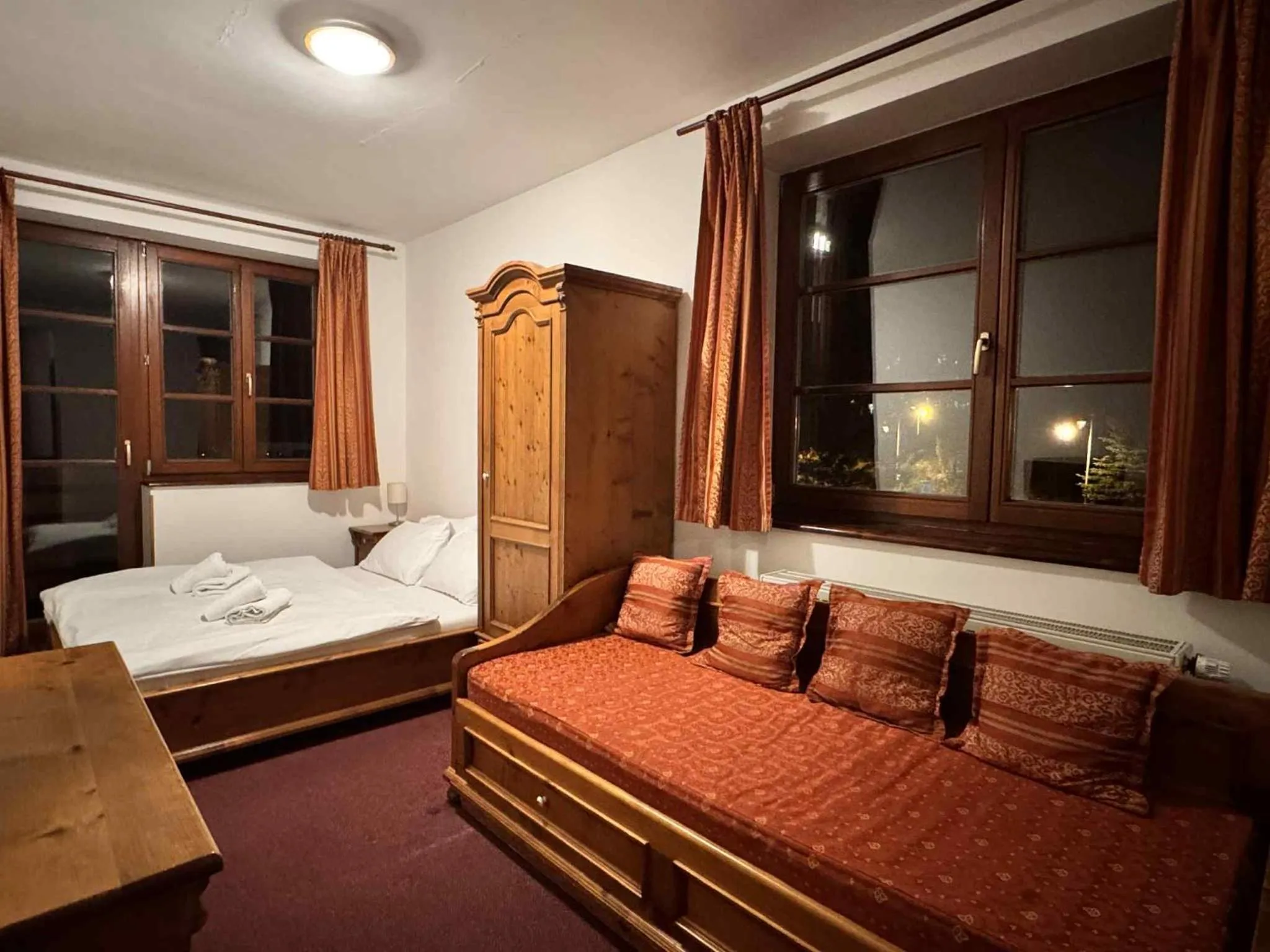 Bed in Sport hotel POMI